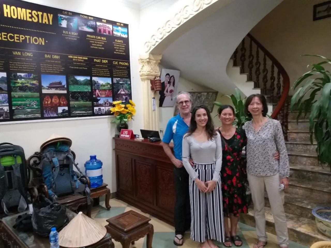 group of guests in Lys Homestay