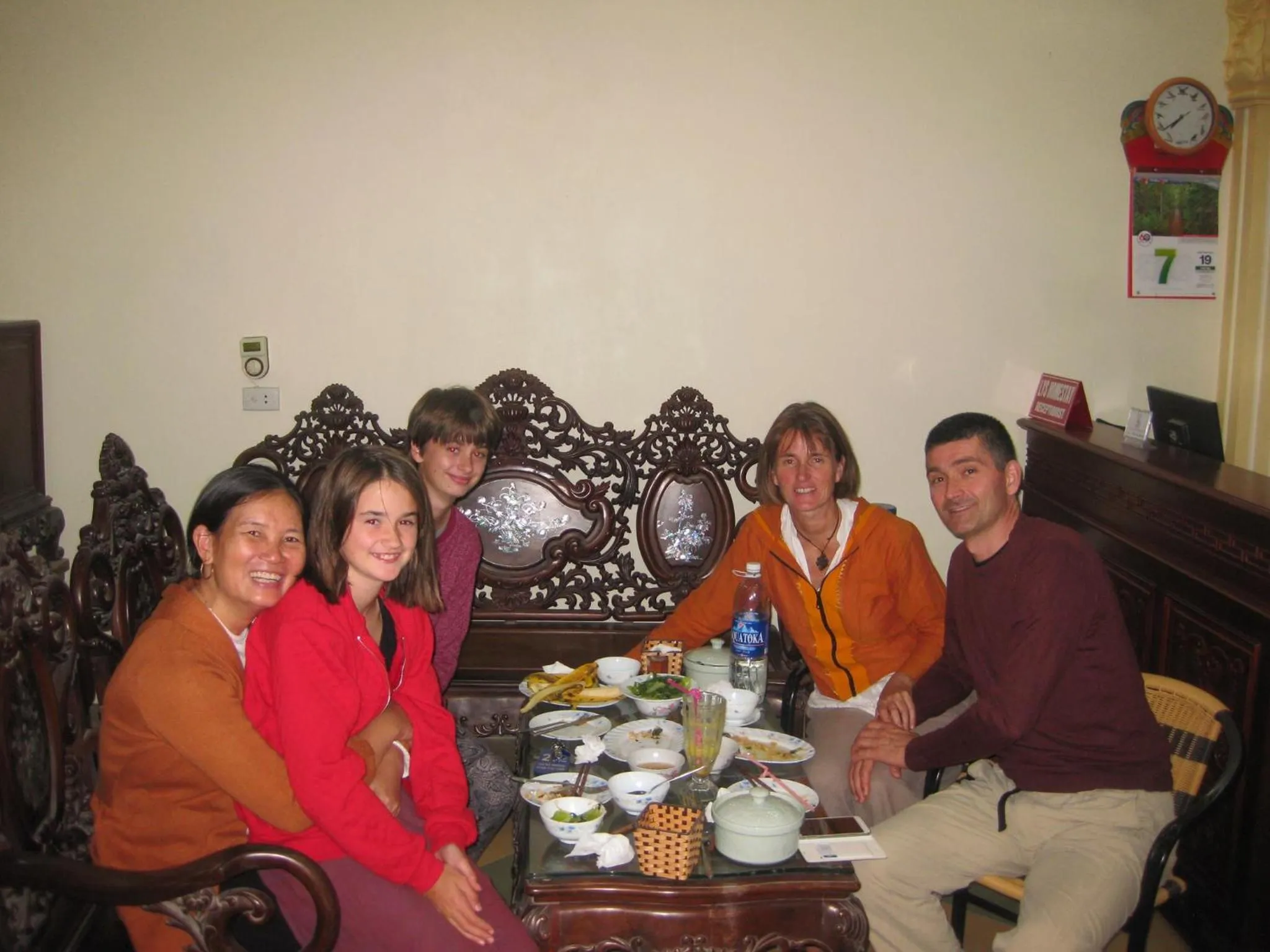 group of guests in Lys Homestay