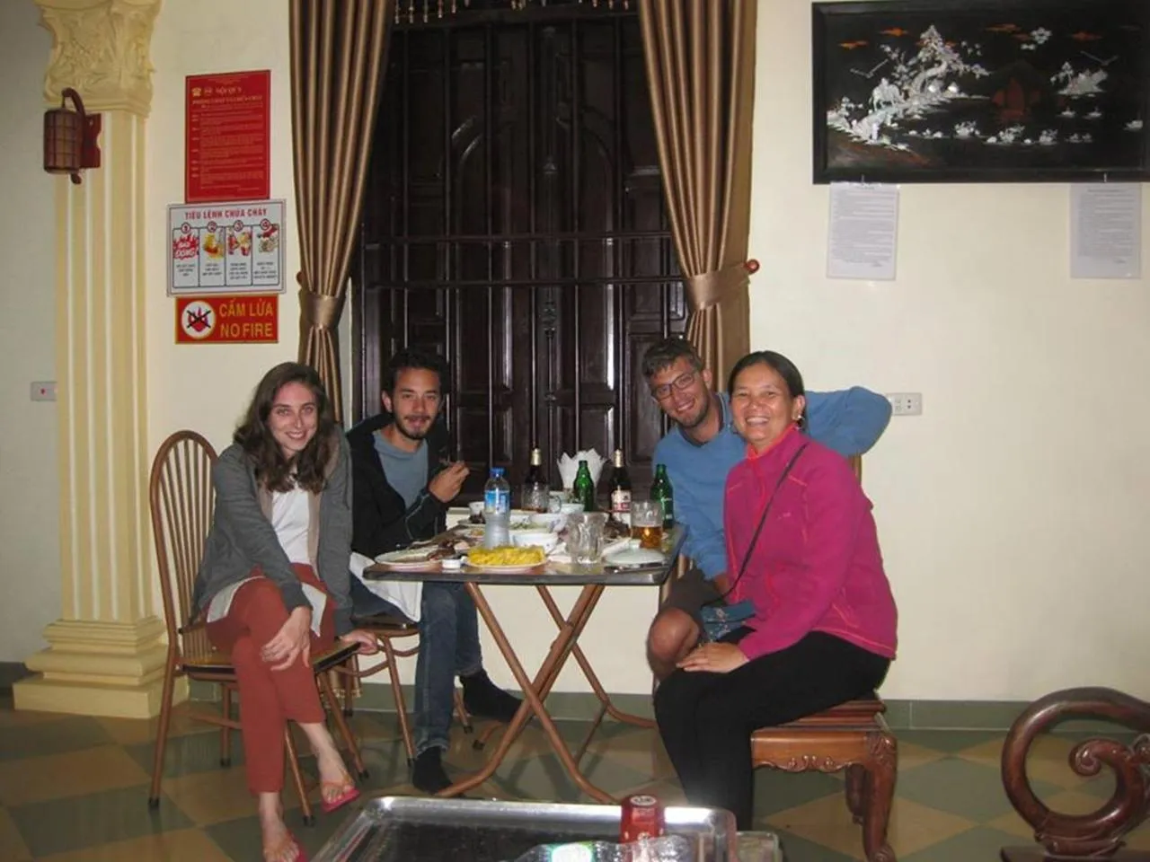 group of guests in Lys Homestay