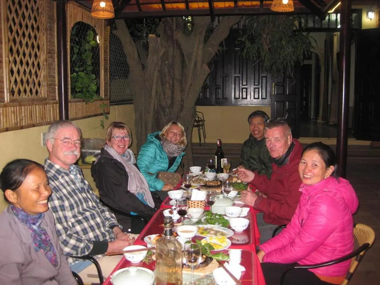 group of guests in Lys Homestay