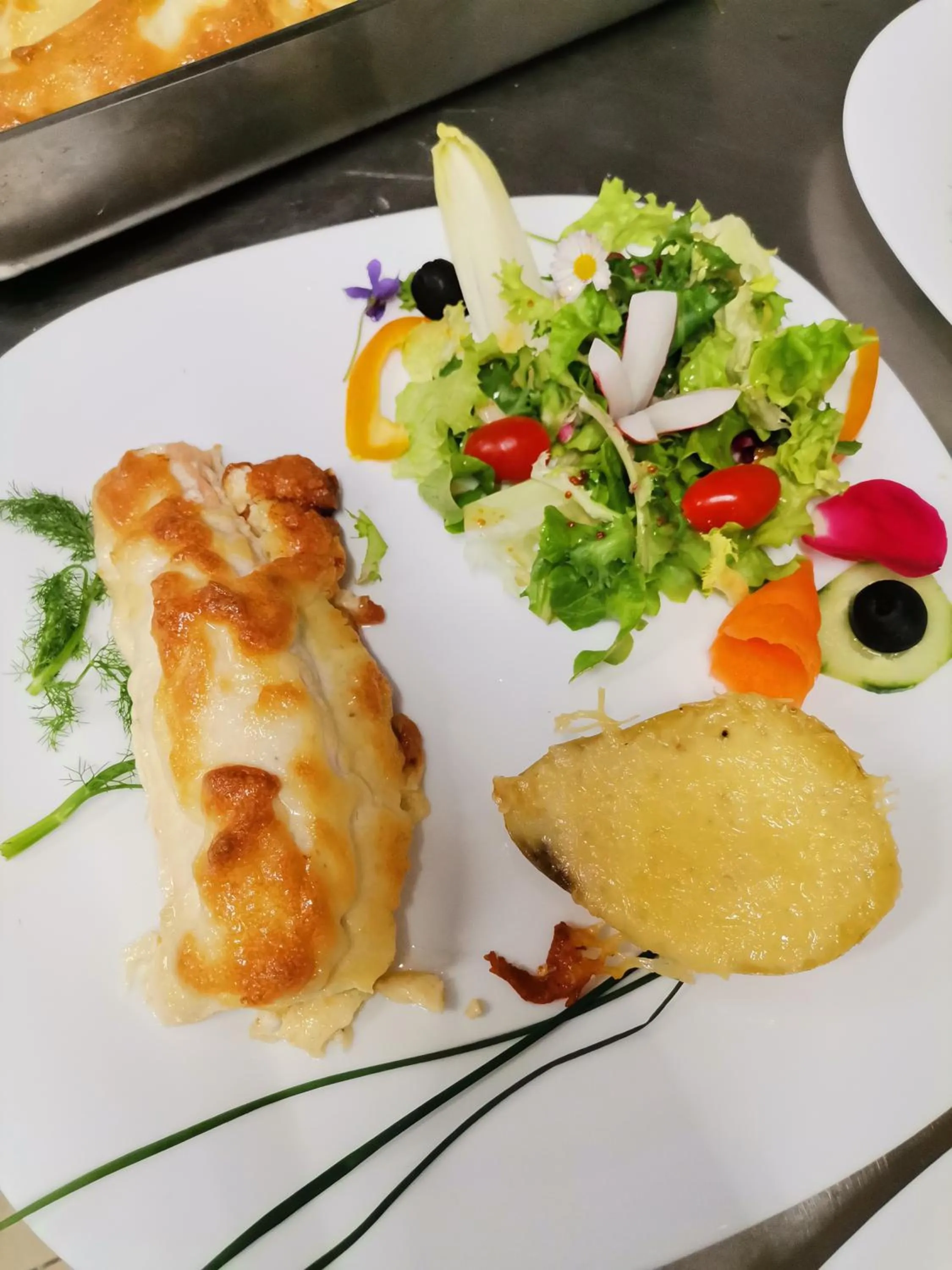 Food in Hotel Restaurant Rose des Pyrénées