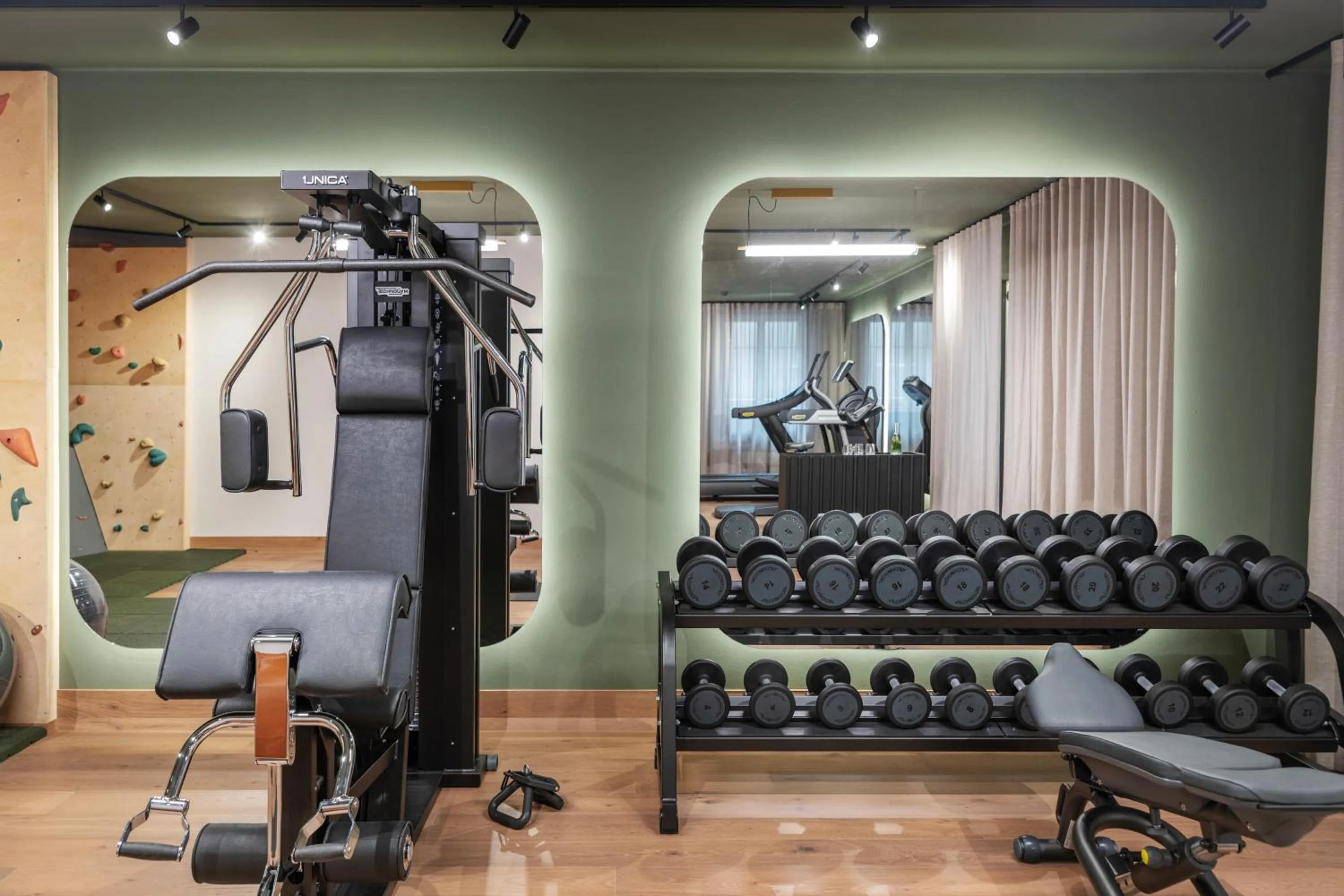 Fitness centre/facilities in Hotel Du Lac