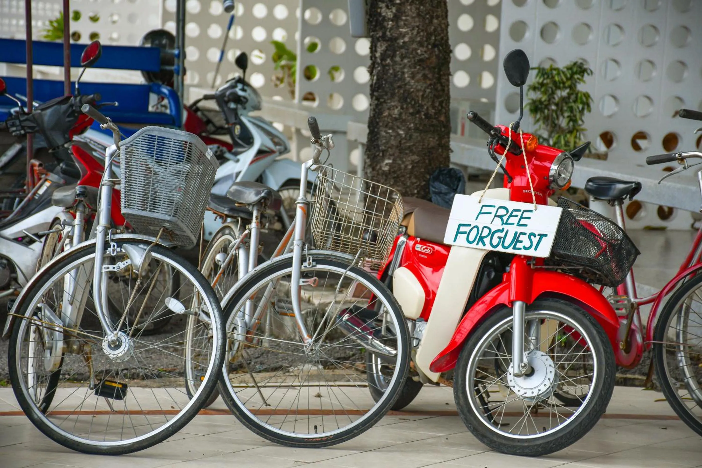 Cycling in Bangsaphan Resort