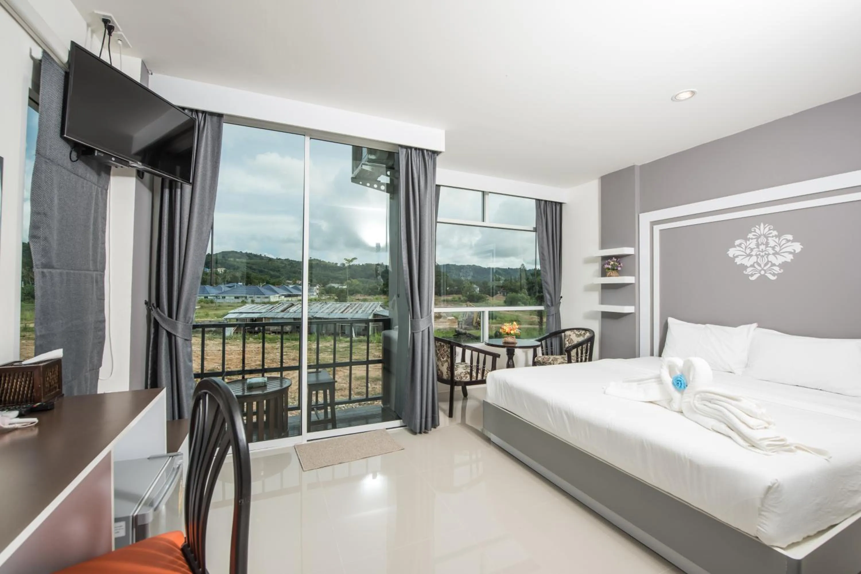 Balcony/Terrace, Bed in Vacation Time House