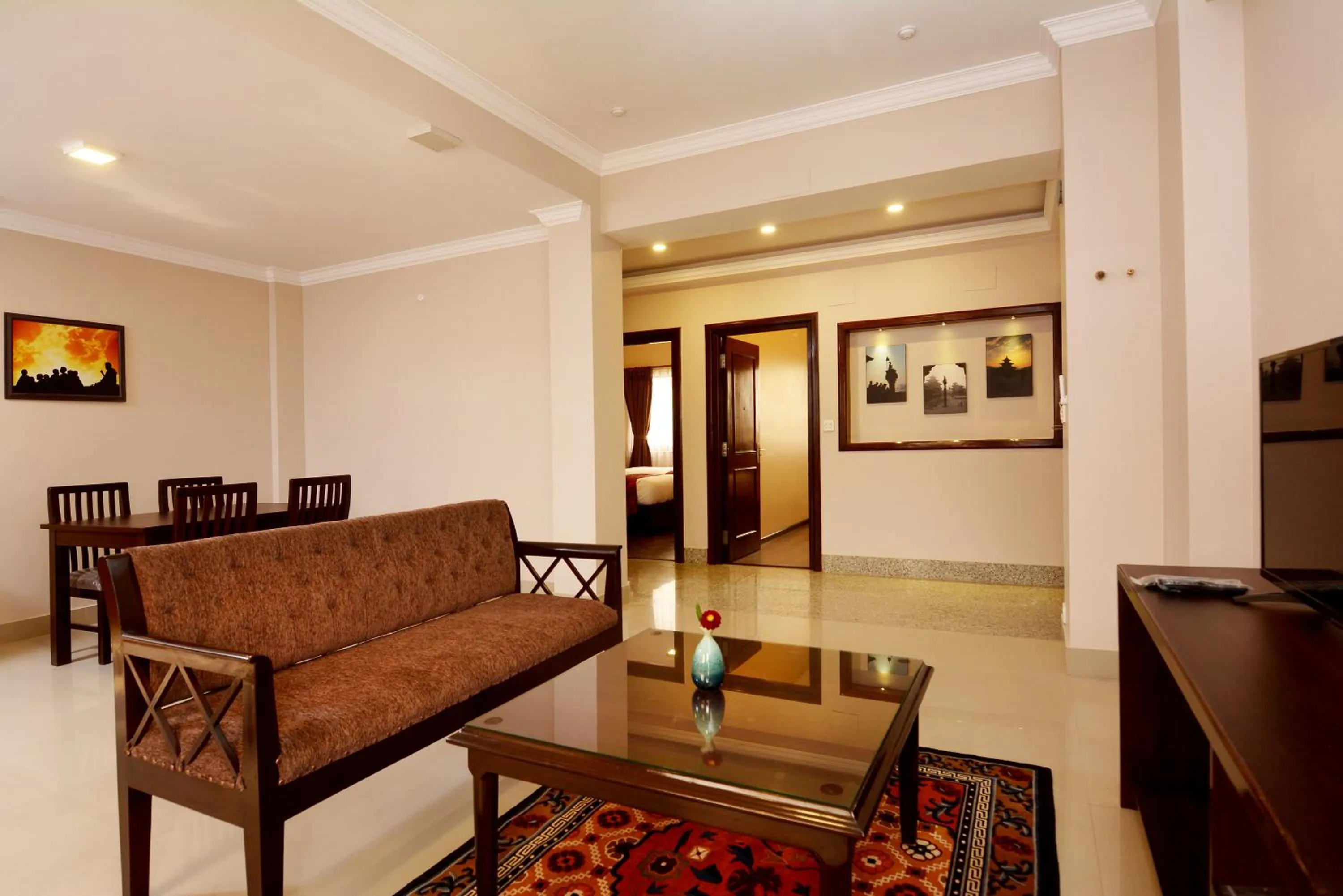 Living room in Hotel Mudita
