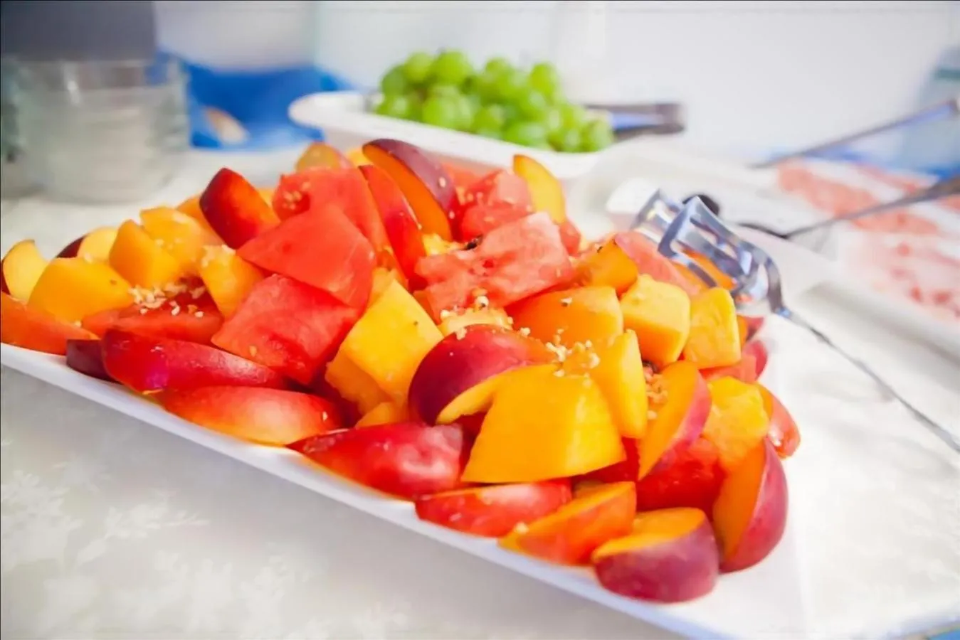 Buffet breakfast in Hotel Horizonte