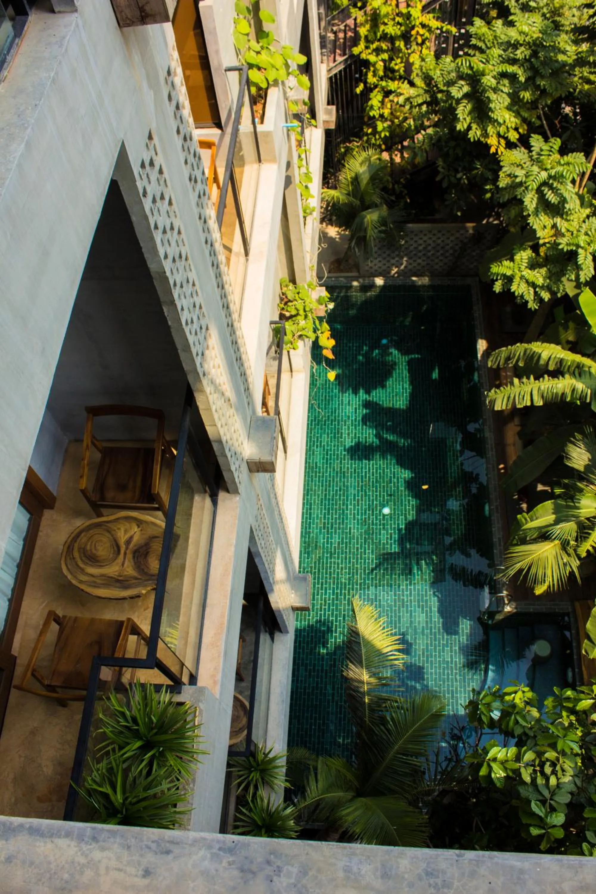 Swimming pool in Sarina Boutique Hotel