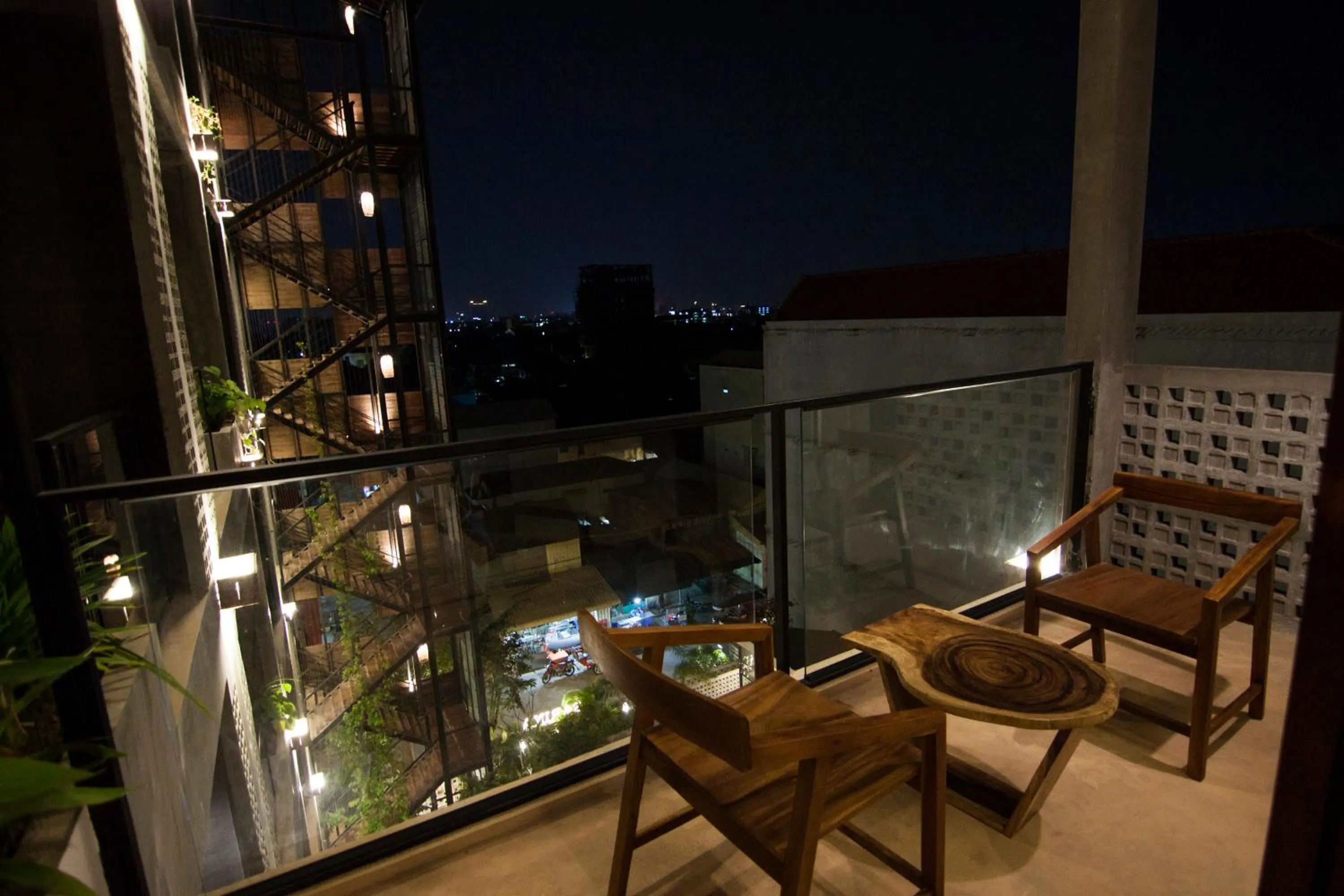 City view in Sarina Boutique Hotel