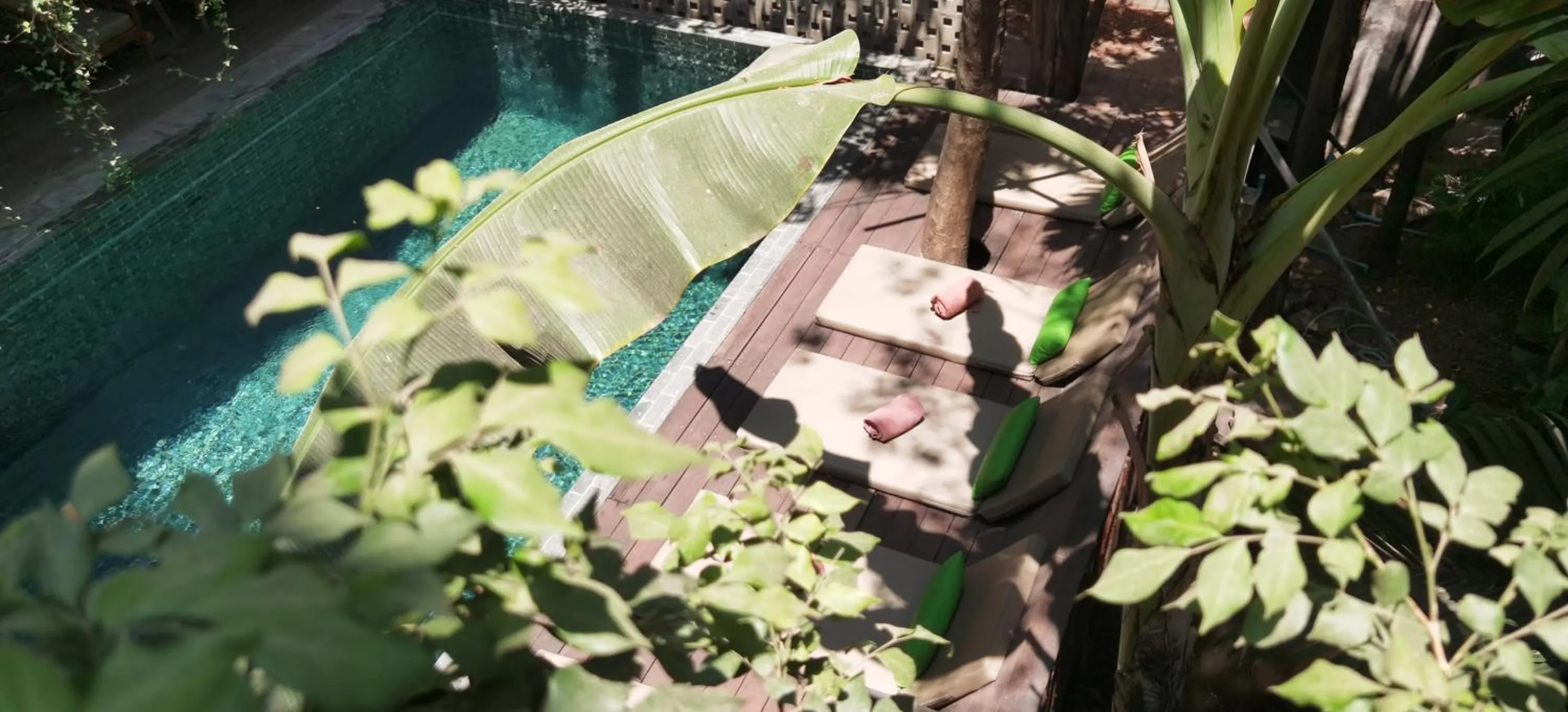 Pool view in Sarina Boutique Hotel