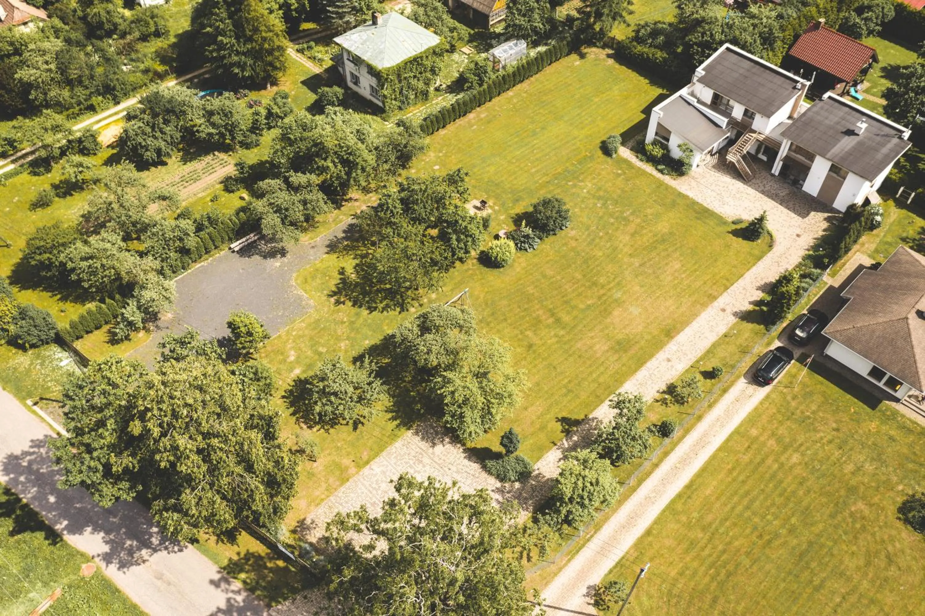 Bird's eye view in Prieka Pietura