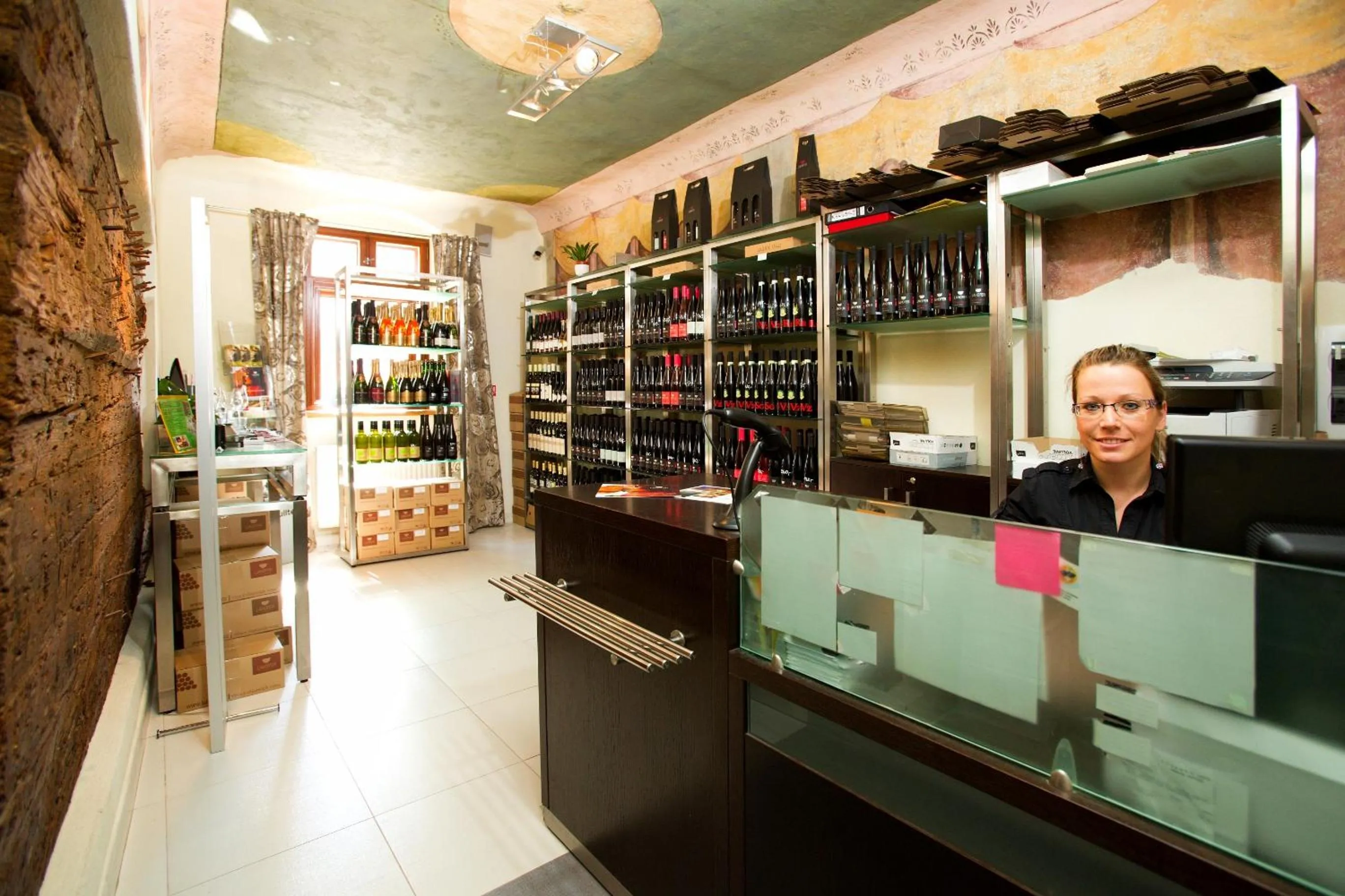 Lobby or reception in Hotel Lahofer