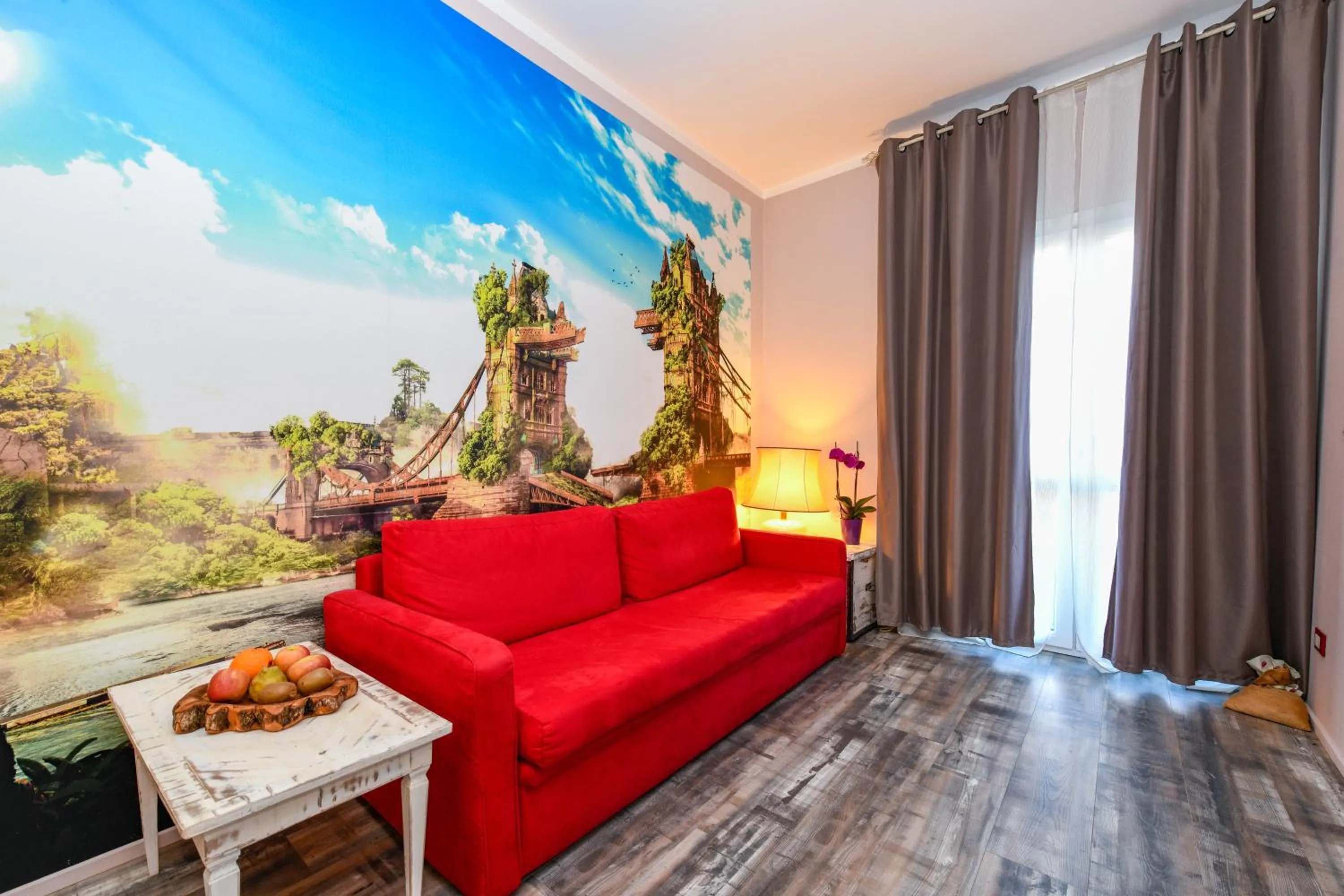 Seating area in Villa Giulia Rooms & Bike