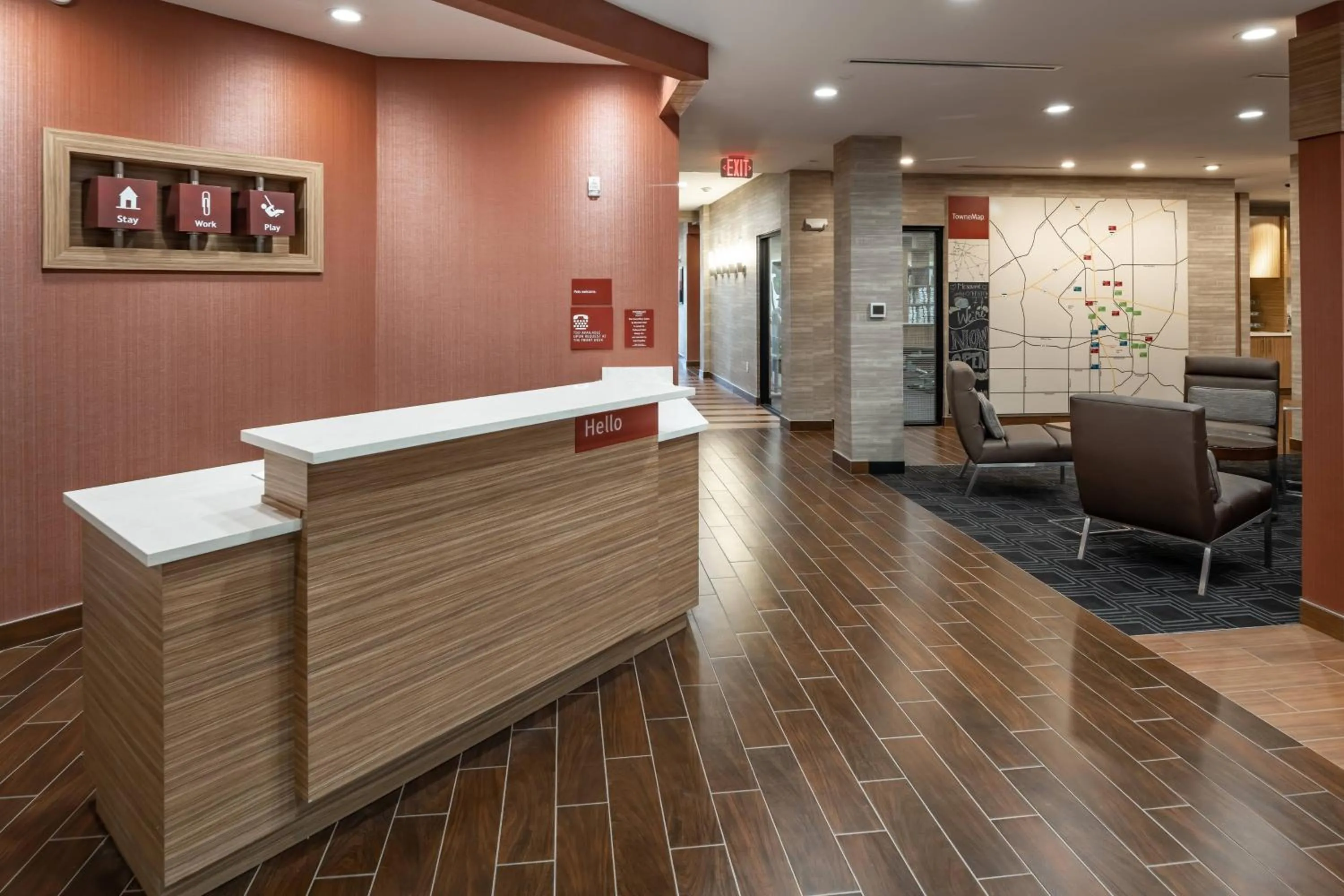 Lobby or reception in TownePlace Suites by Marriott Dallas Mesquite