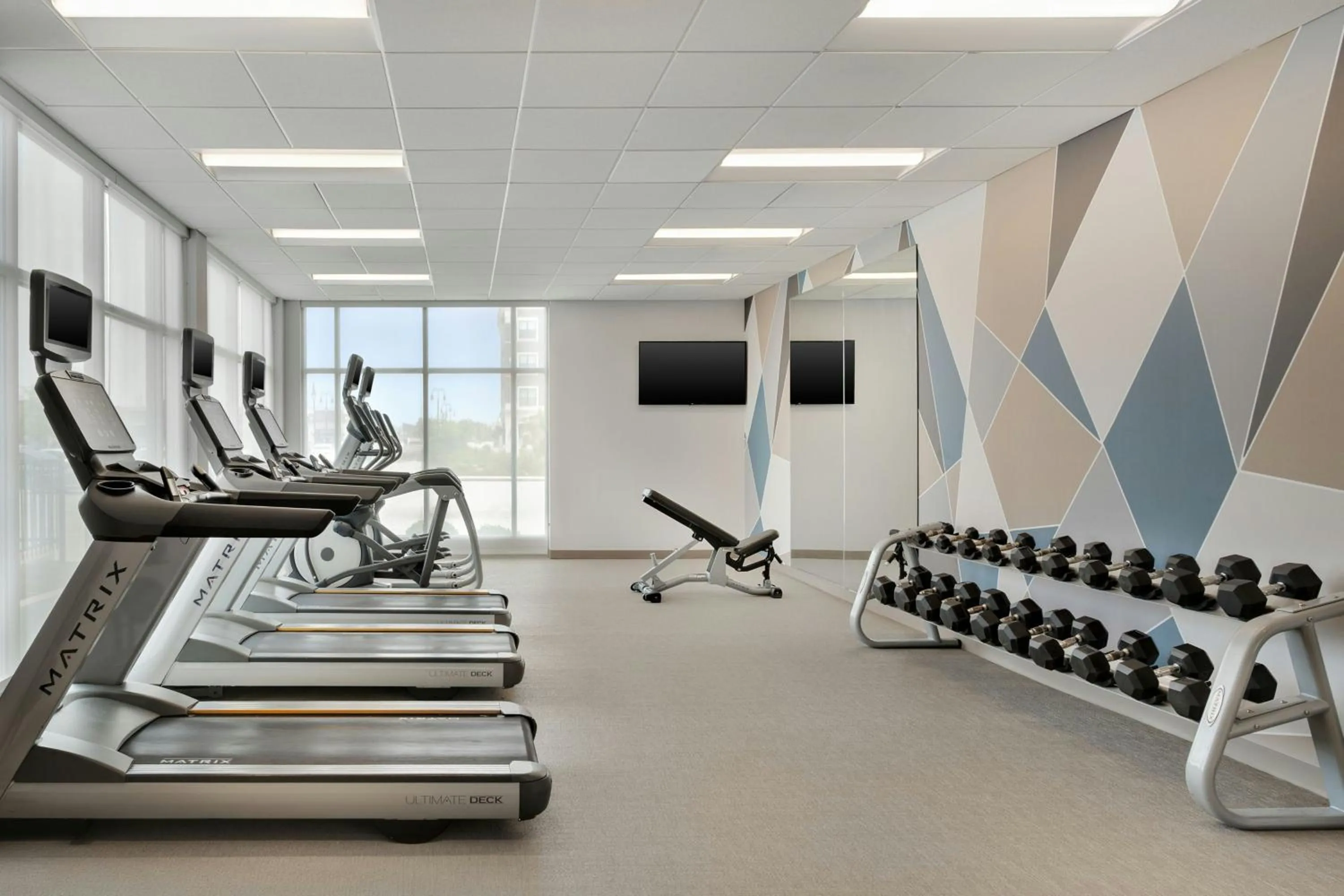 Fitness centre/facilities in SpringHill Suites by Marriott Chicago Southeast/Munster, IN