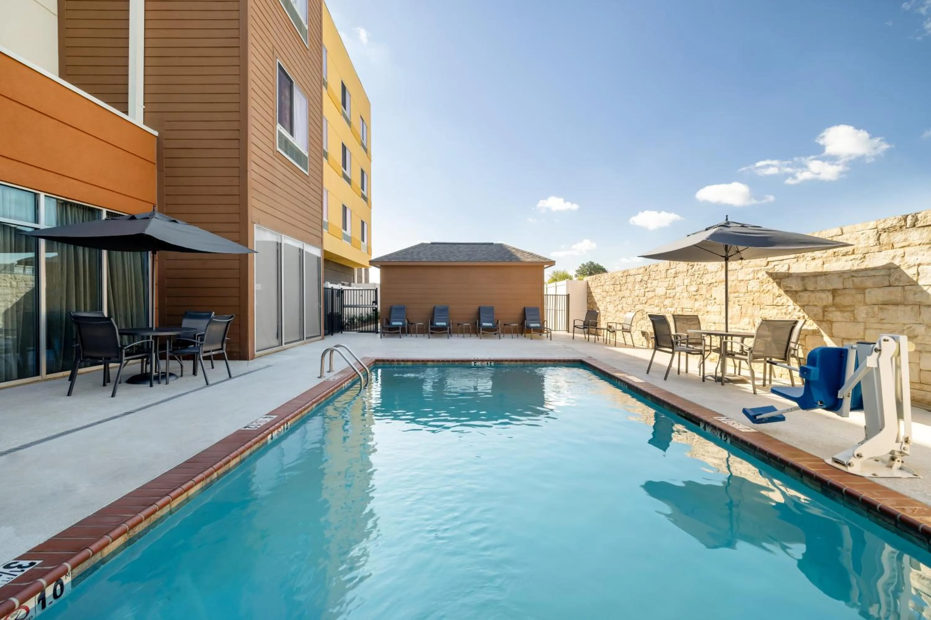 Pool view in Fairfield Inn & Suites by Marriott West Monroe