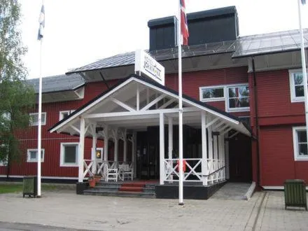 Facade/entrance in Hotel Jokkmokk
