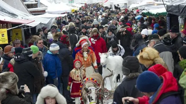 People in Hotel Jokkmokk