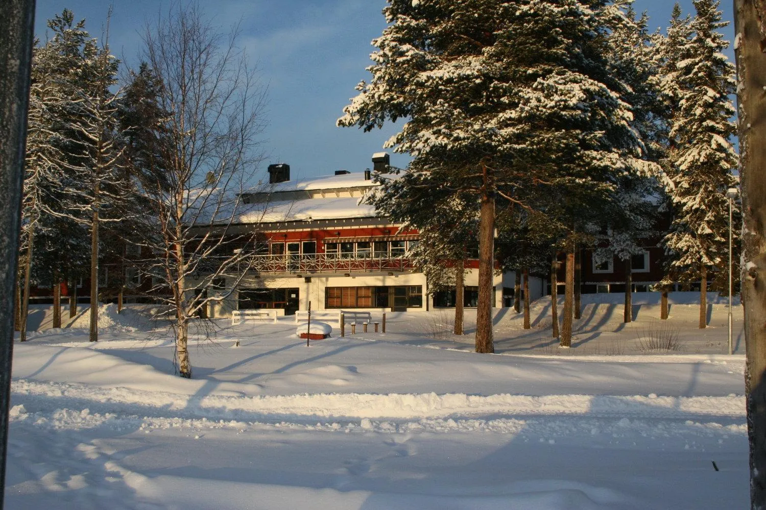 Facade/entrance in Hotel Jokkmokk