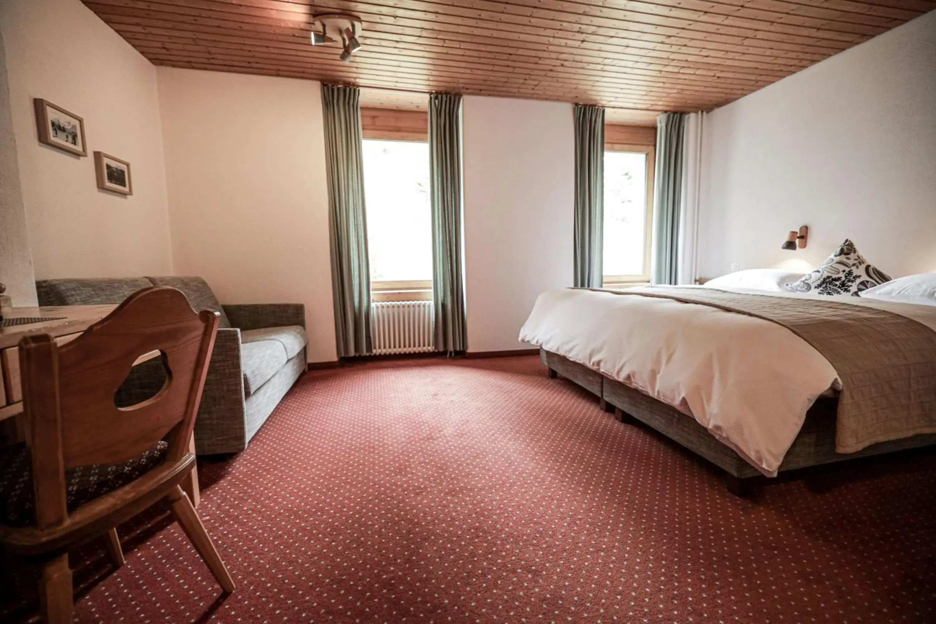 Double Room in Hotel Seehof-Arosa Double Room in Hotel Seehof-Arosa
