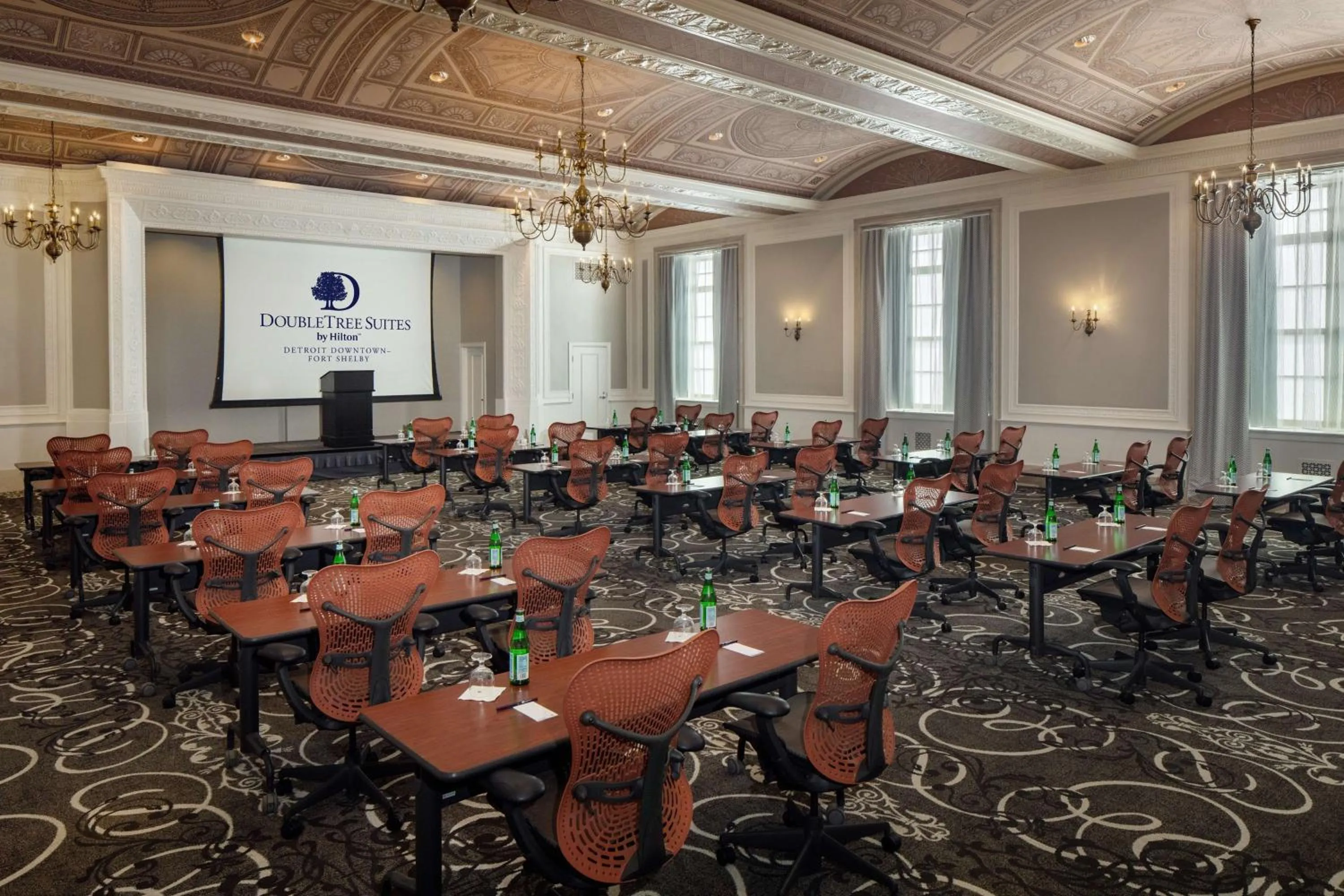 Meeting/conference room in DoubleTree Suites by Hilton Hotel Detroit Downtown - Fort Shelby