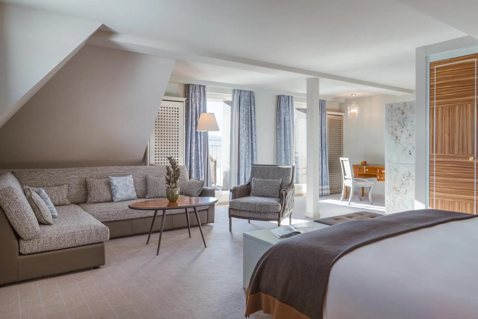 Bedroom, Bed in Carlton Hotel St Moritz - The Leading Hotels of the World