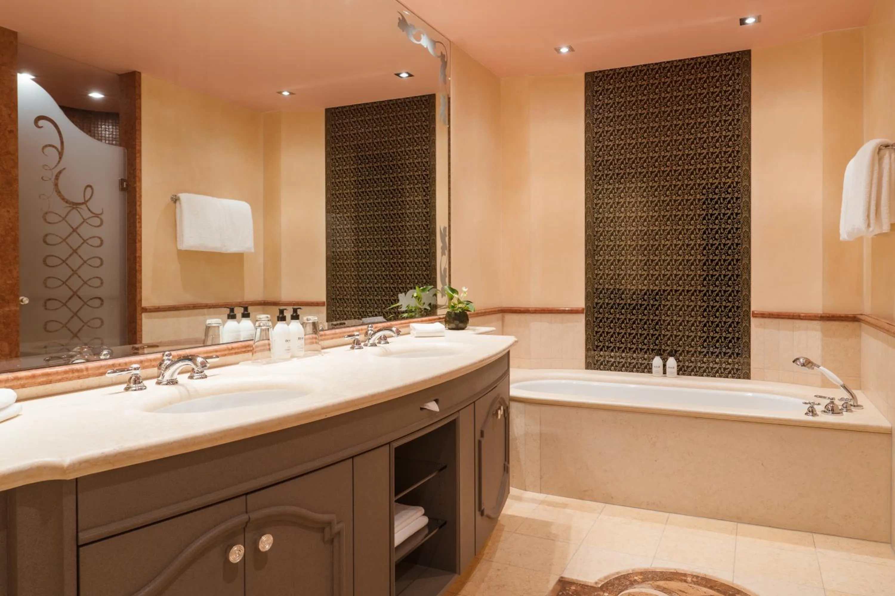 Bathroom in Carlton Hotel St Moritz - The Leading Hotels of the World