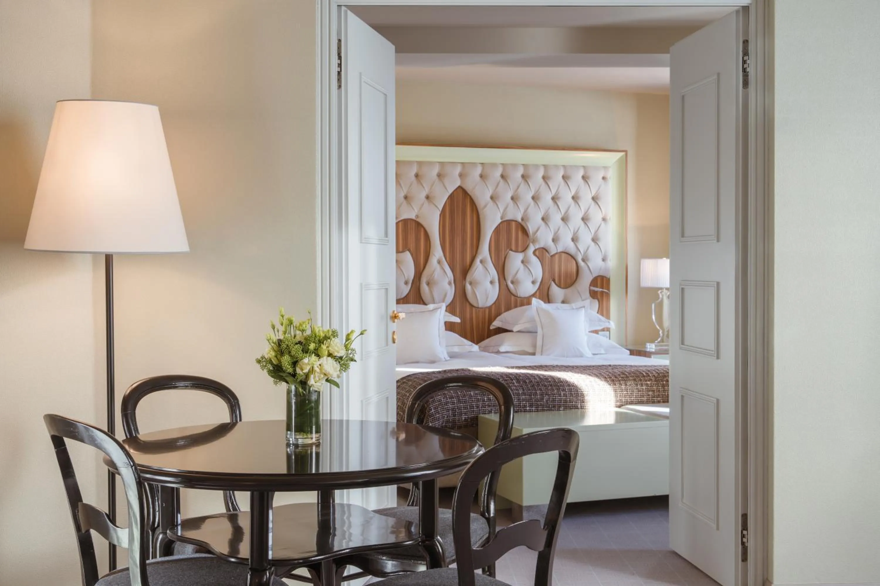 Living room in Carlton Hotel St Moritz - The Leading Hotels of the World