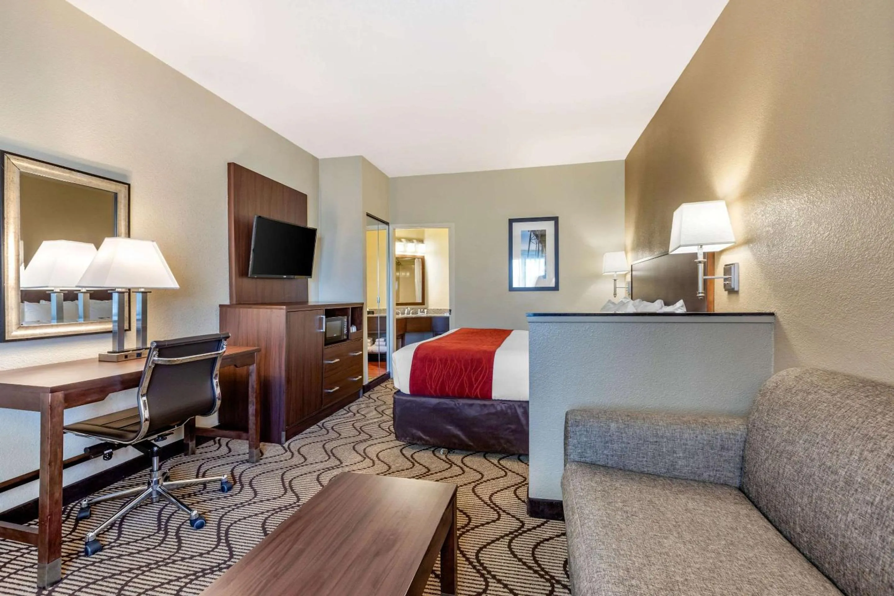 Photo of the whole room in Comfort Inn & Suites Orange County John Wayne Airport