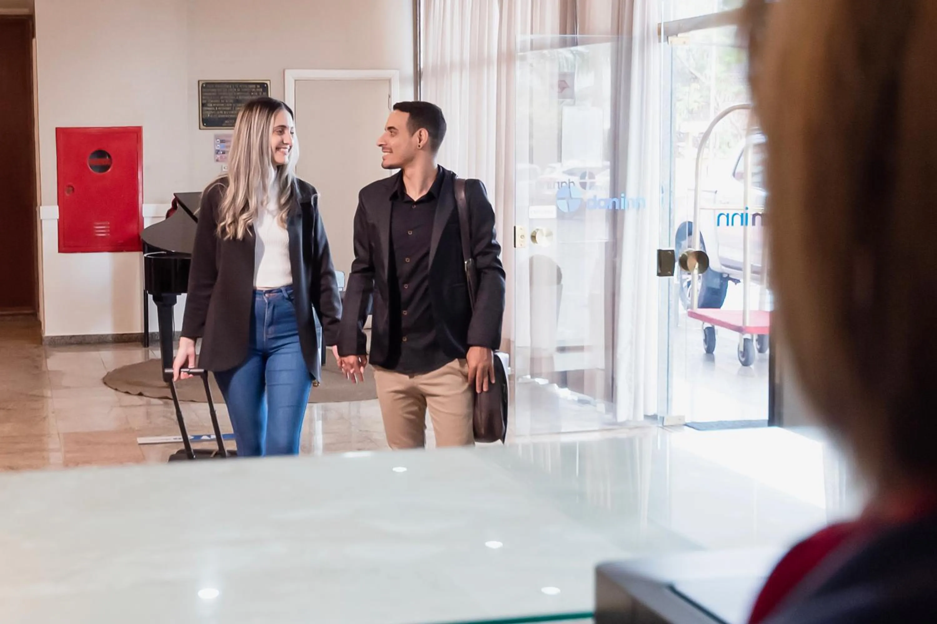 Lobby or reception in Hotel Dan Inn Araraquara by Nacional Inn