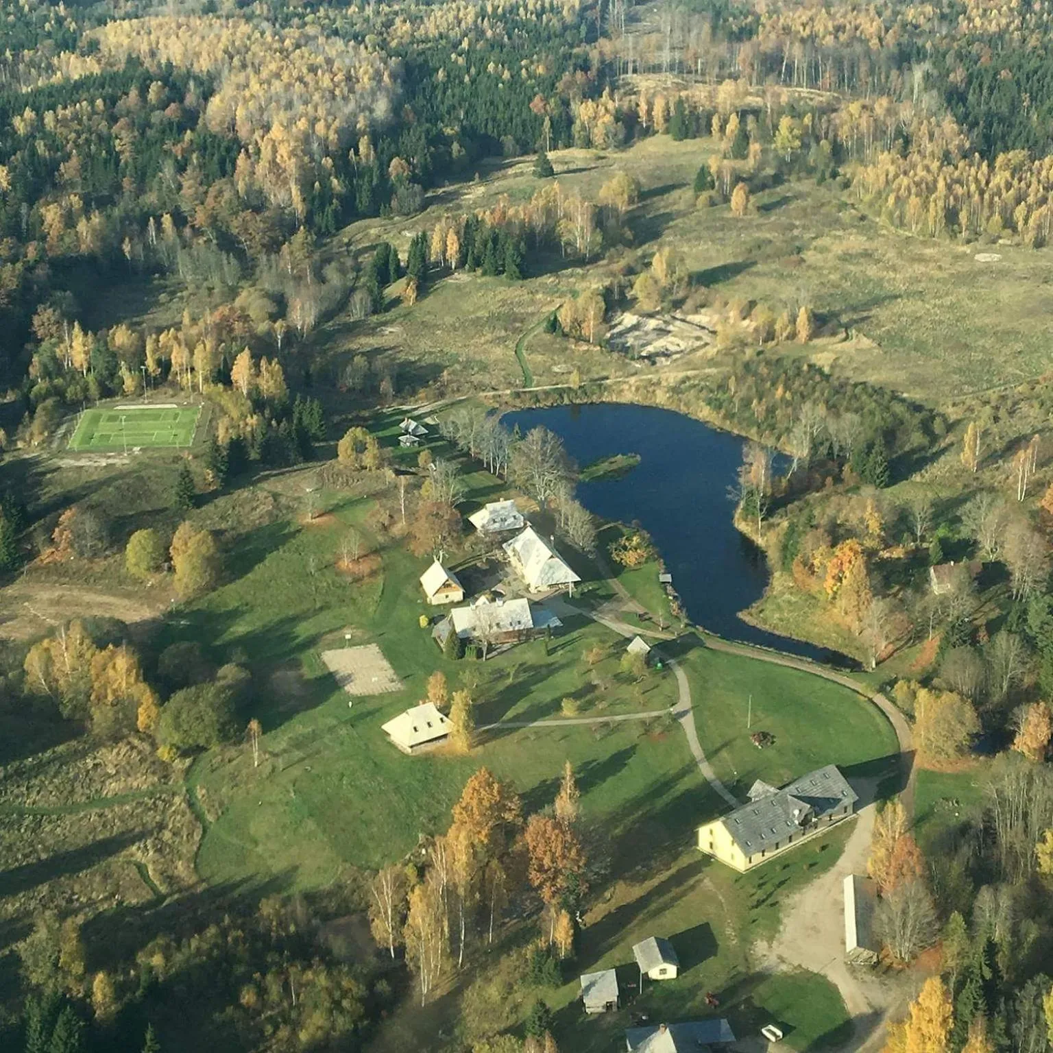 Bird's eye view in Rezidence Kurzeme