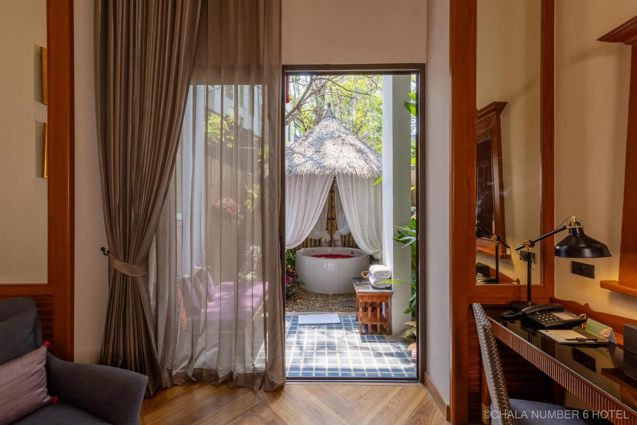 View (from property/room) in Chala Number6