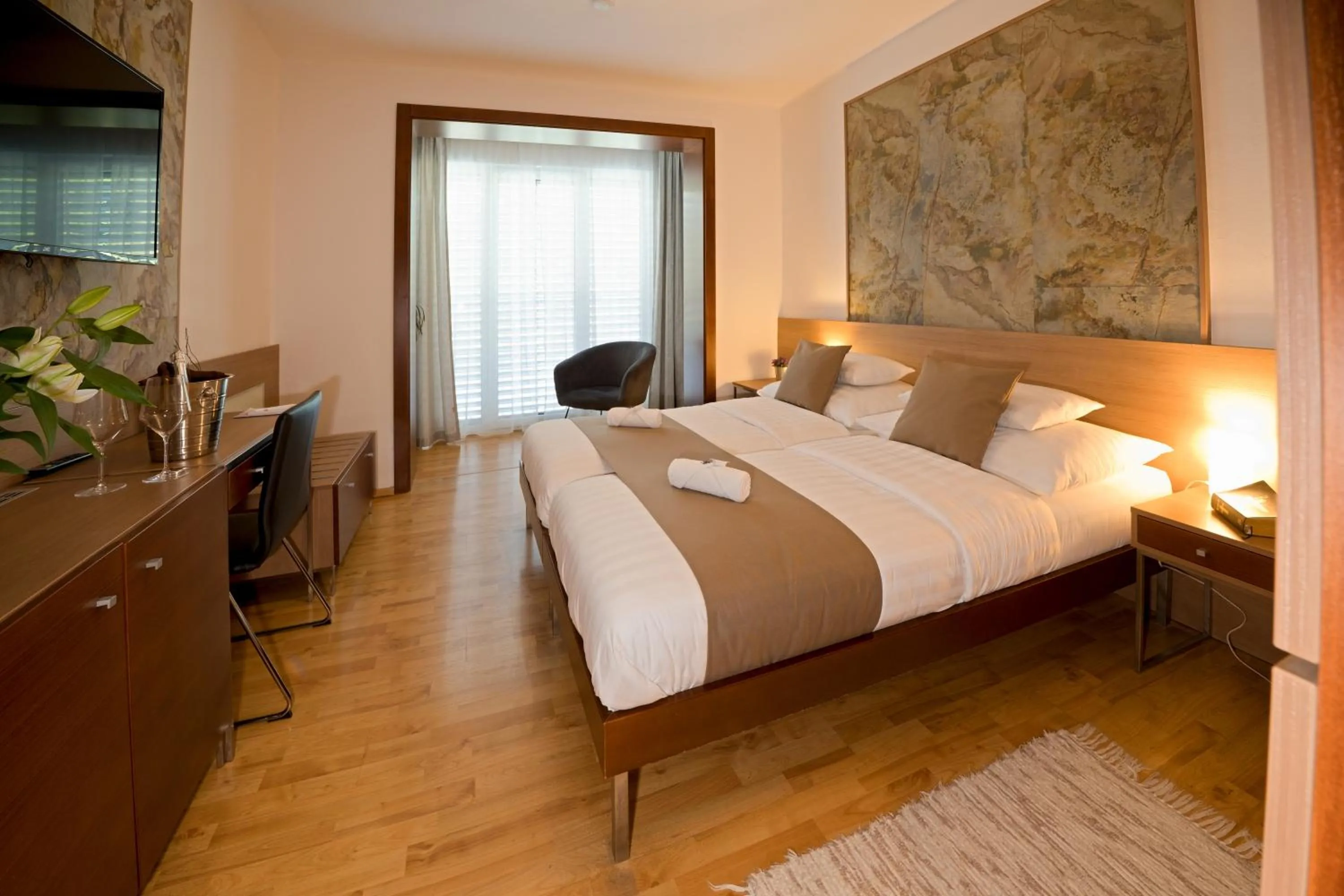 Bed in Hotel Bartoš