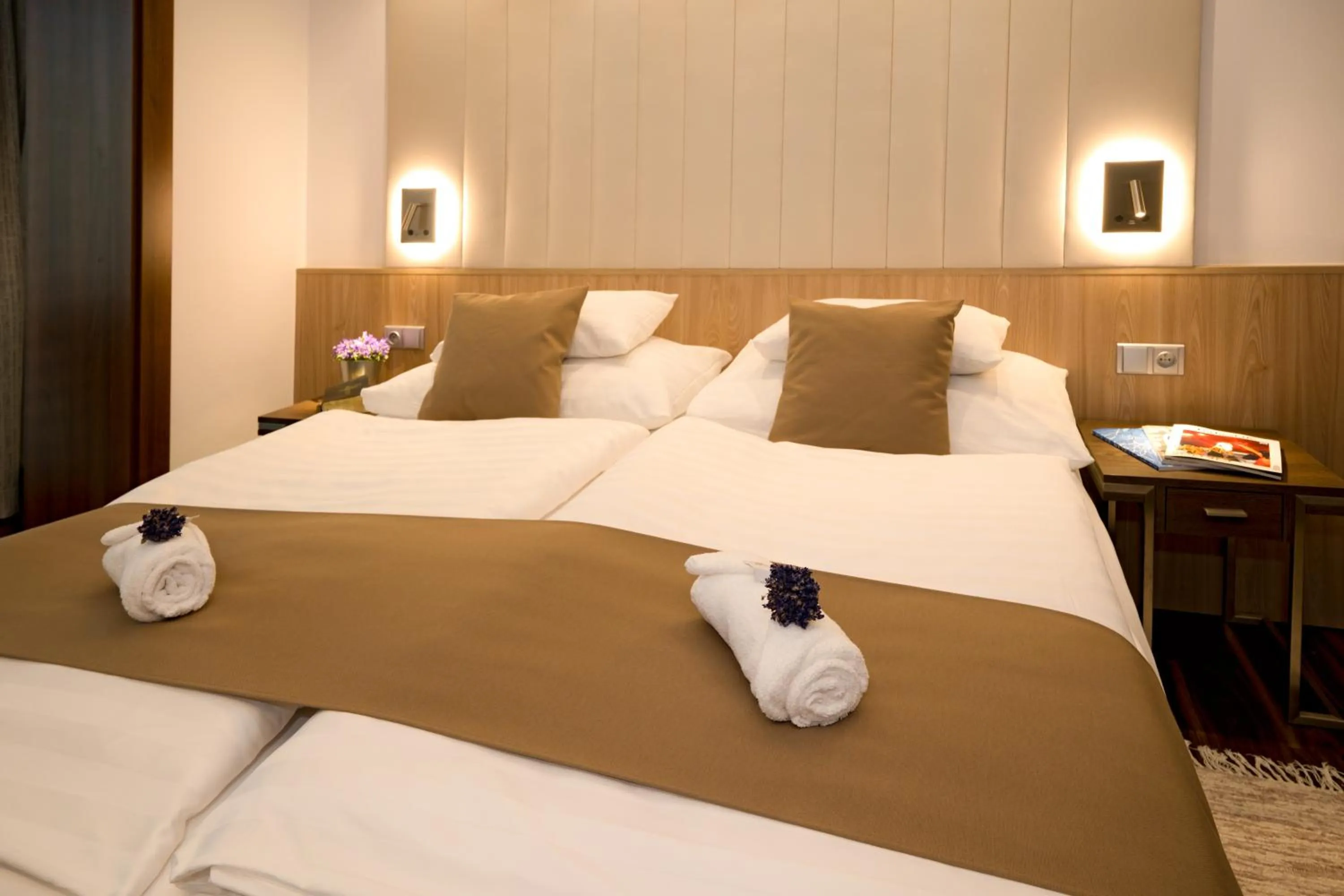 Bed in Hotel Bartoš