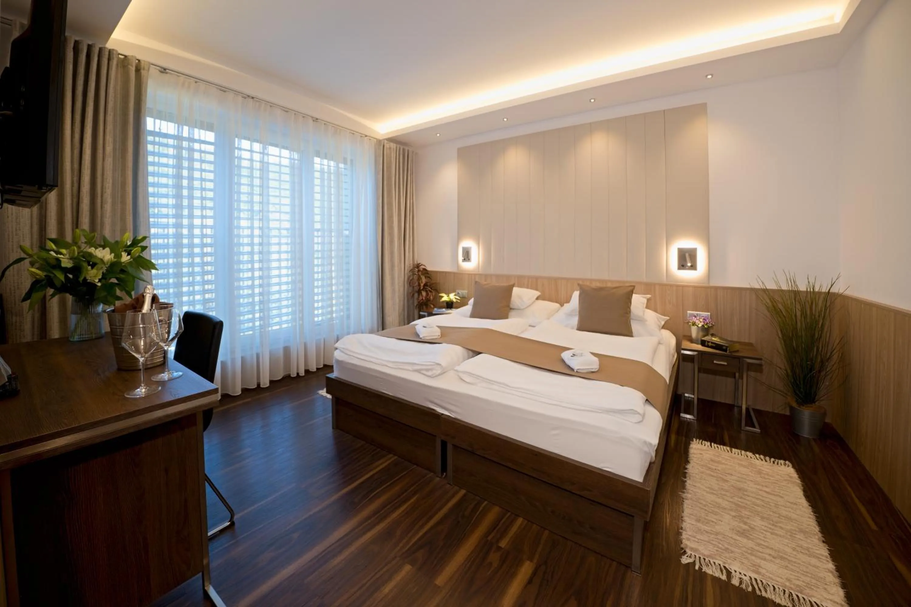 Bed in Hotel Bartoš