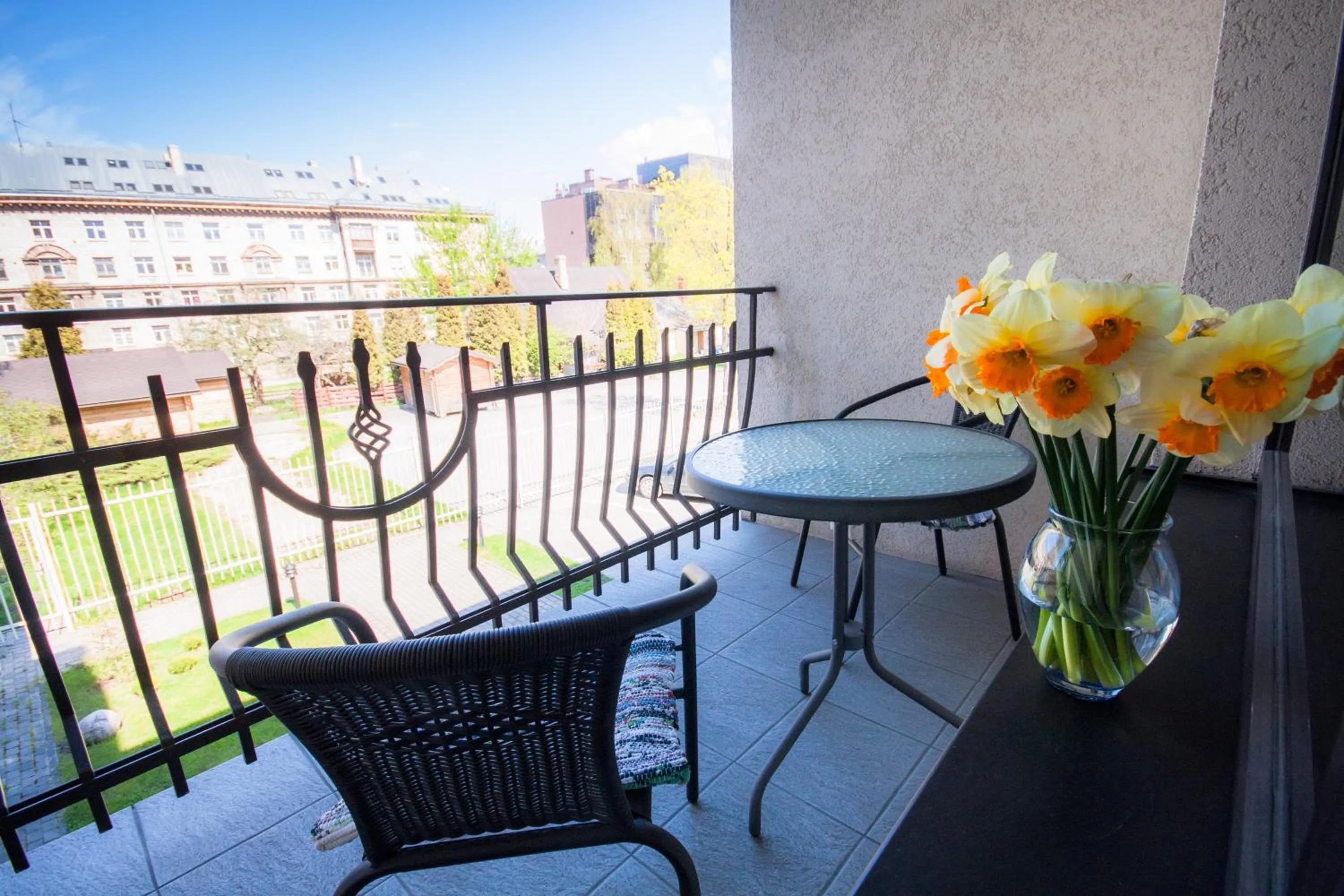 Balcony/Terrace in Hotel Kert FREE PARKING
