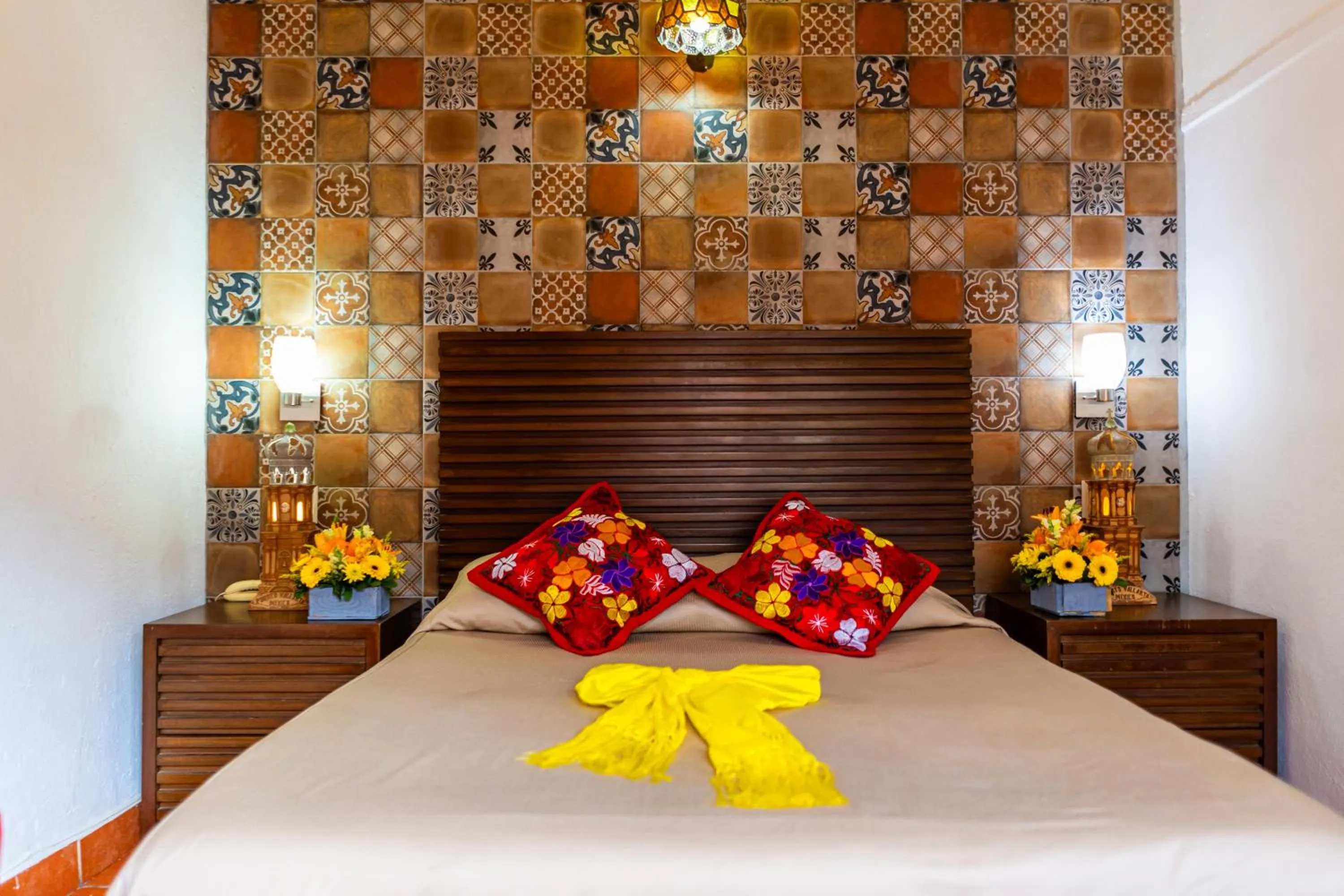 Bed in Hotel Posada De Roger - Near Los Muertos Beach