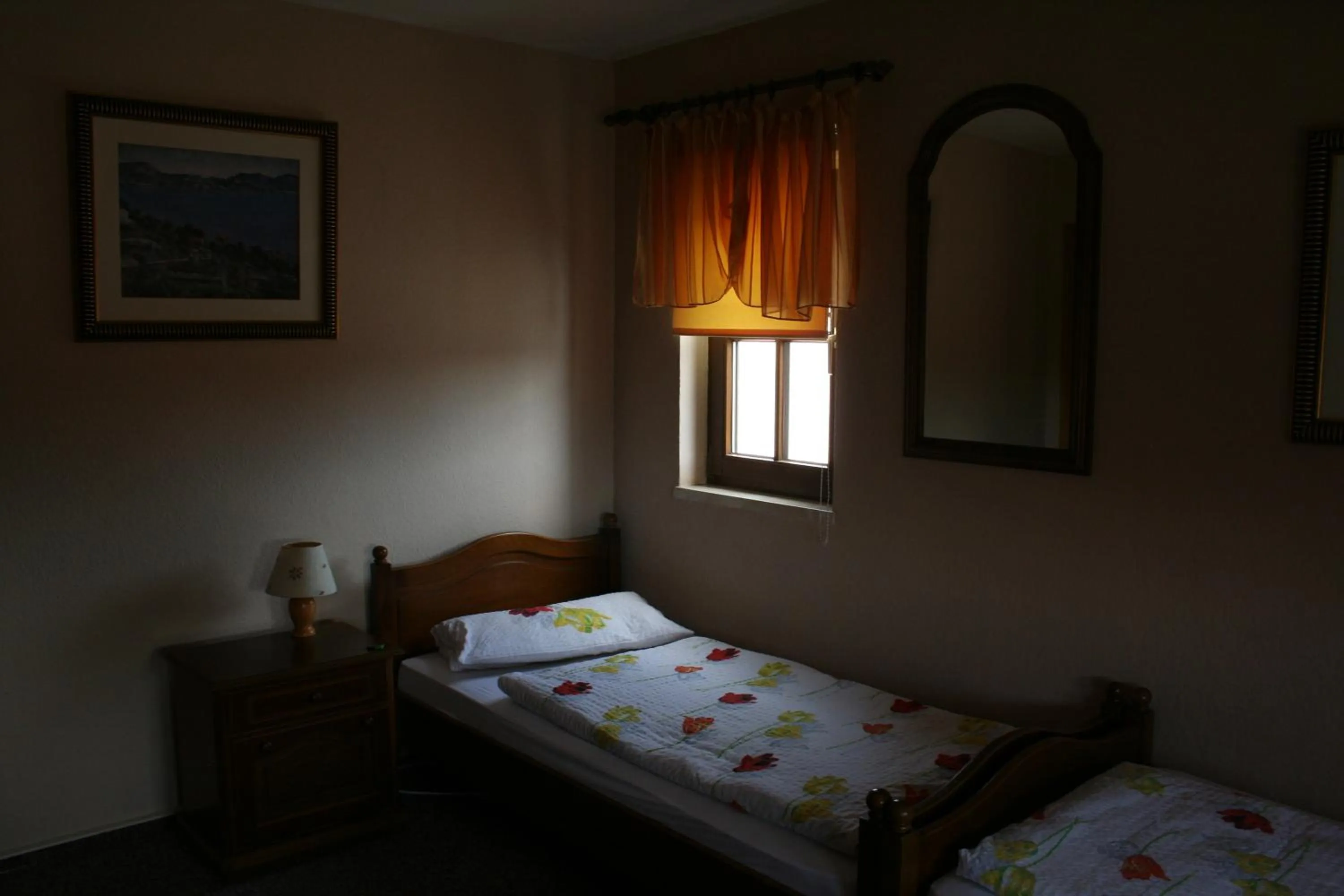 View (from property/room), Bed in Gasthaus & Hotel Zur Linde