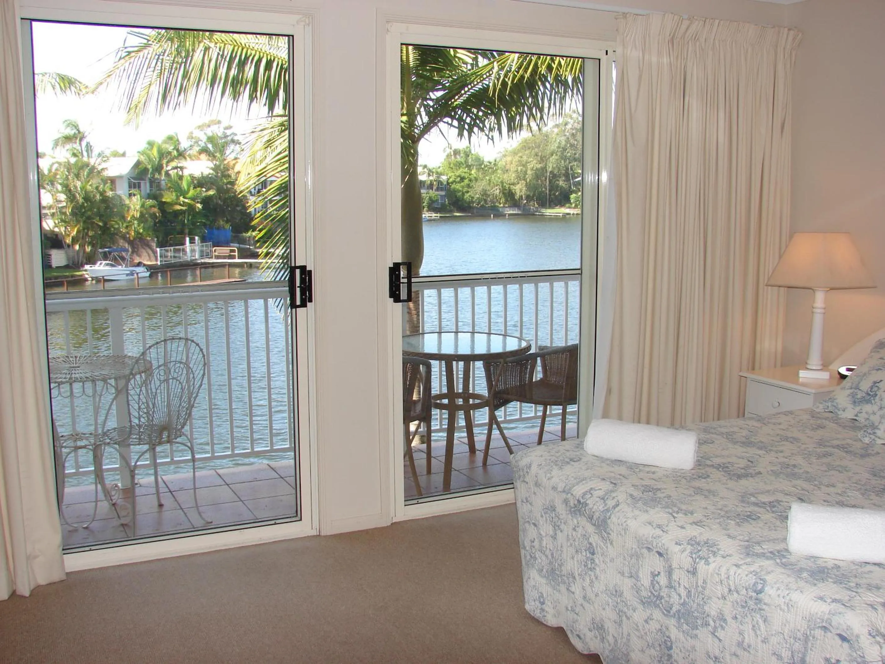 View (from property/room), Bed in Portside Noosa Waters