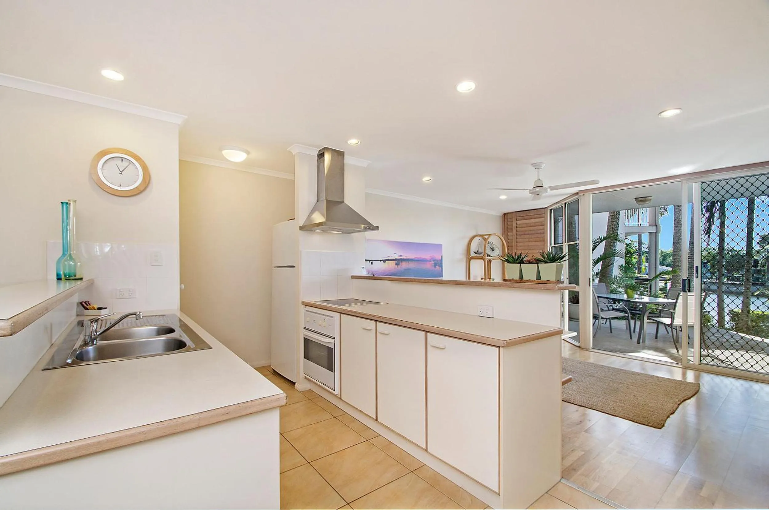 Kitchen or kitchenette in Portside Noosa Waters