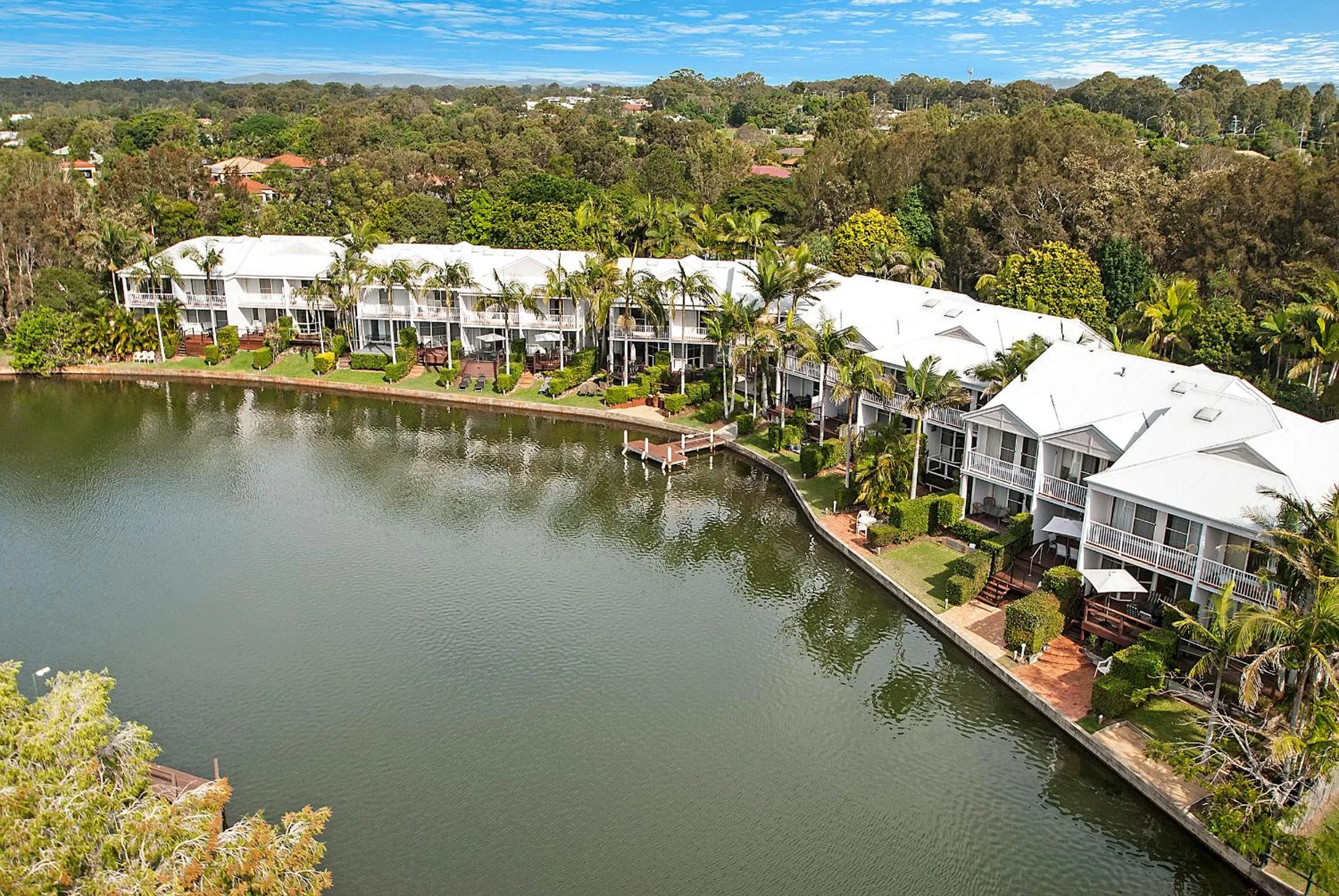 Bird's eye view in Portside Noosa Waters