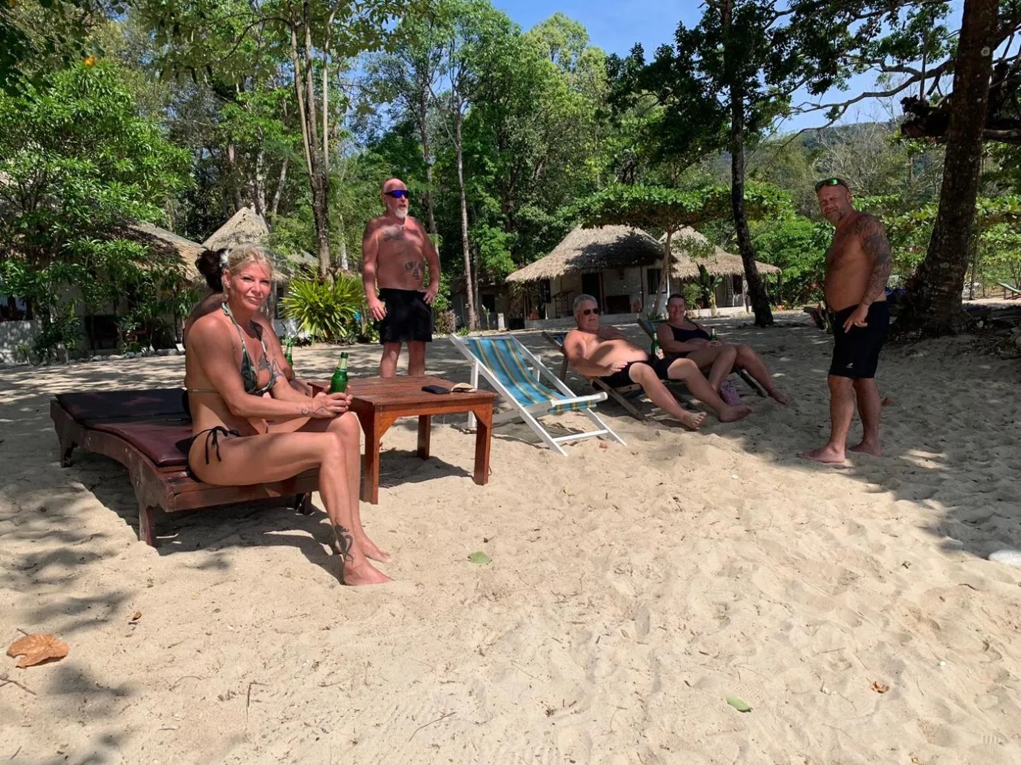 Day in The Tropical Beach Resort