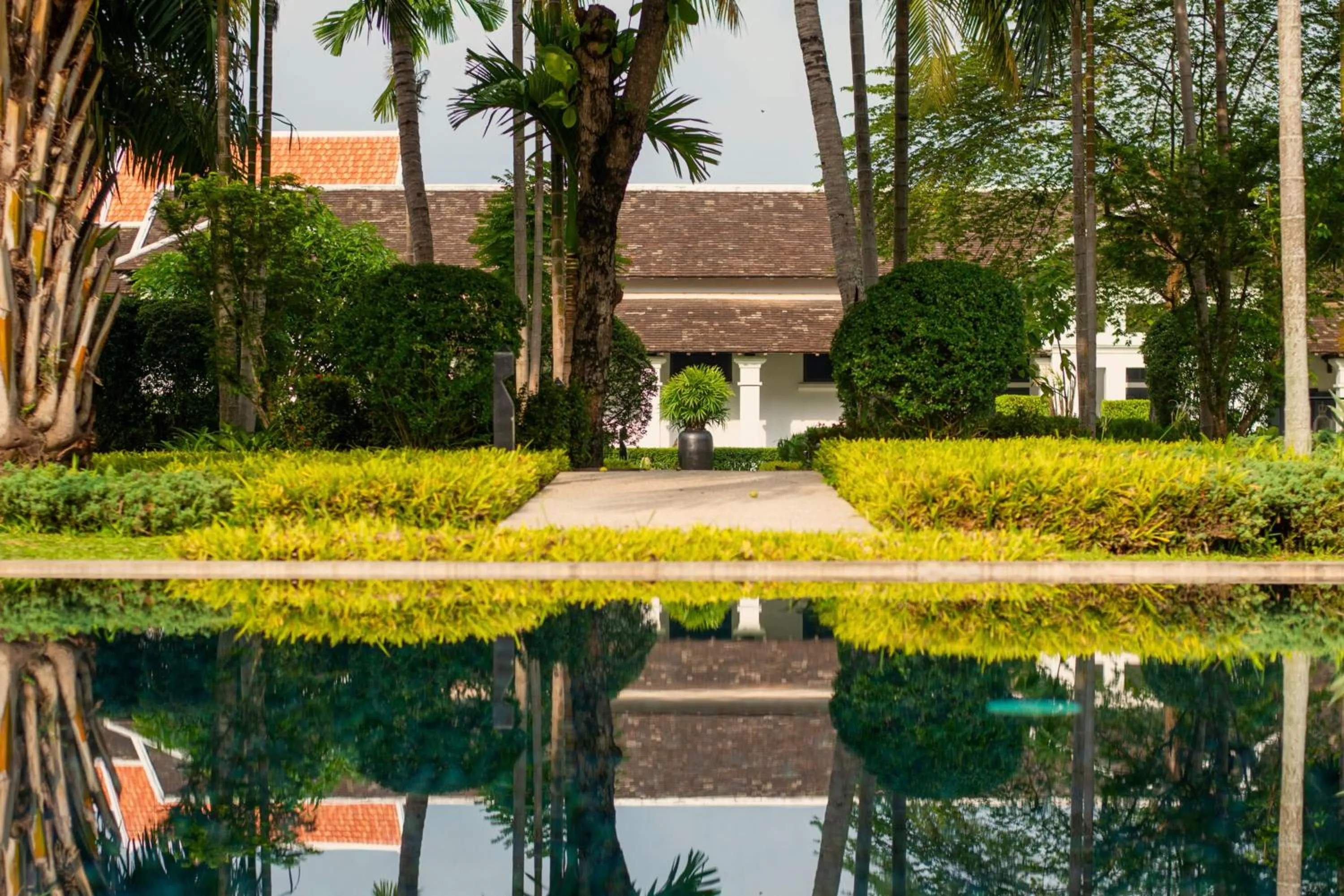 Swimming pool in Sofitel Luang Prabang