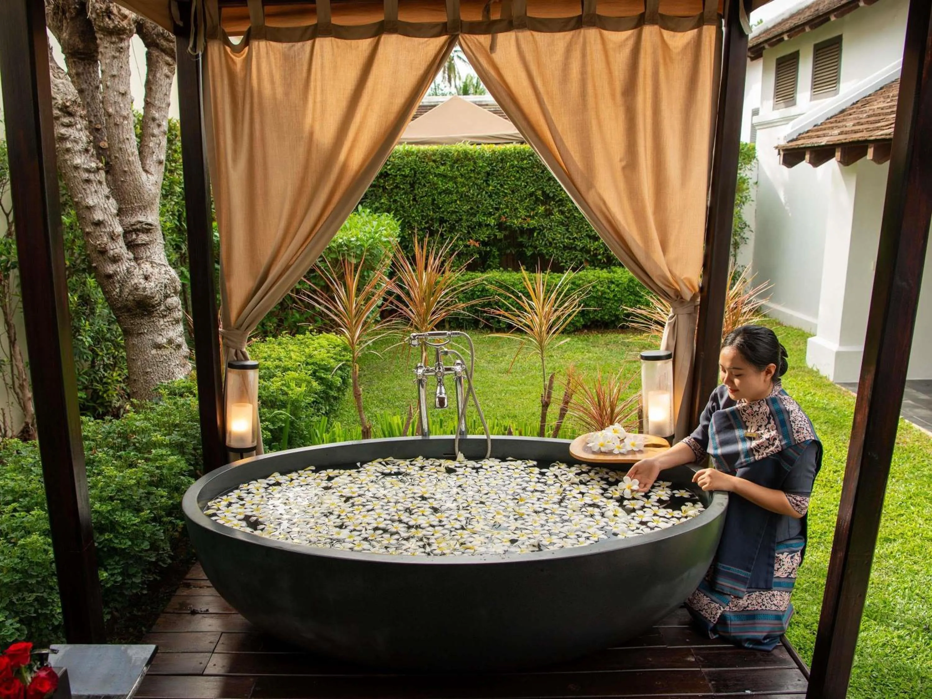 Bedroom in Sofitel Luang Prabang