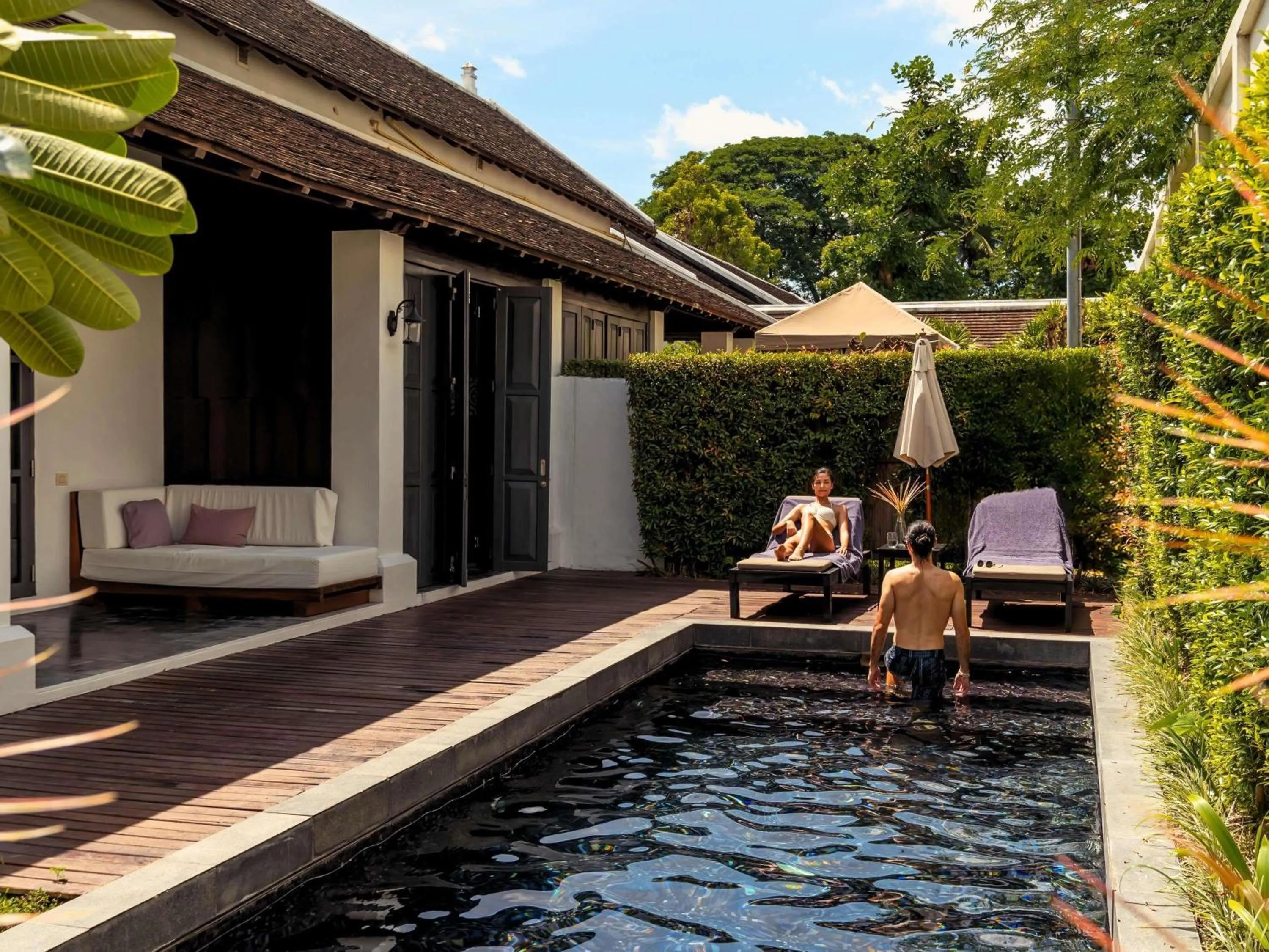Bedroom in Sofitel Luang Prabang