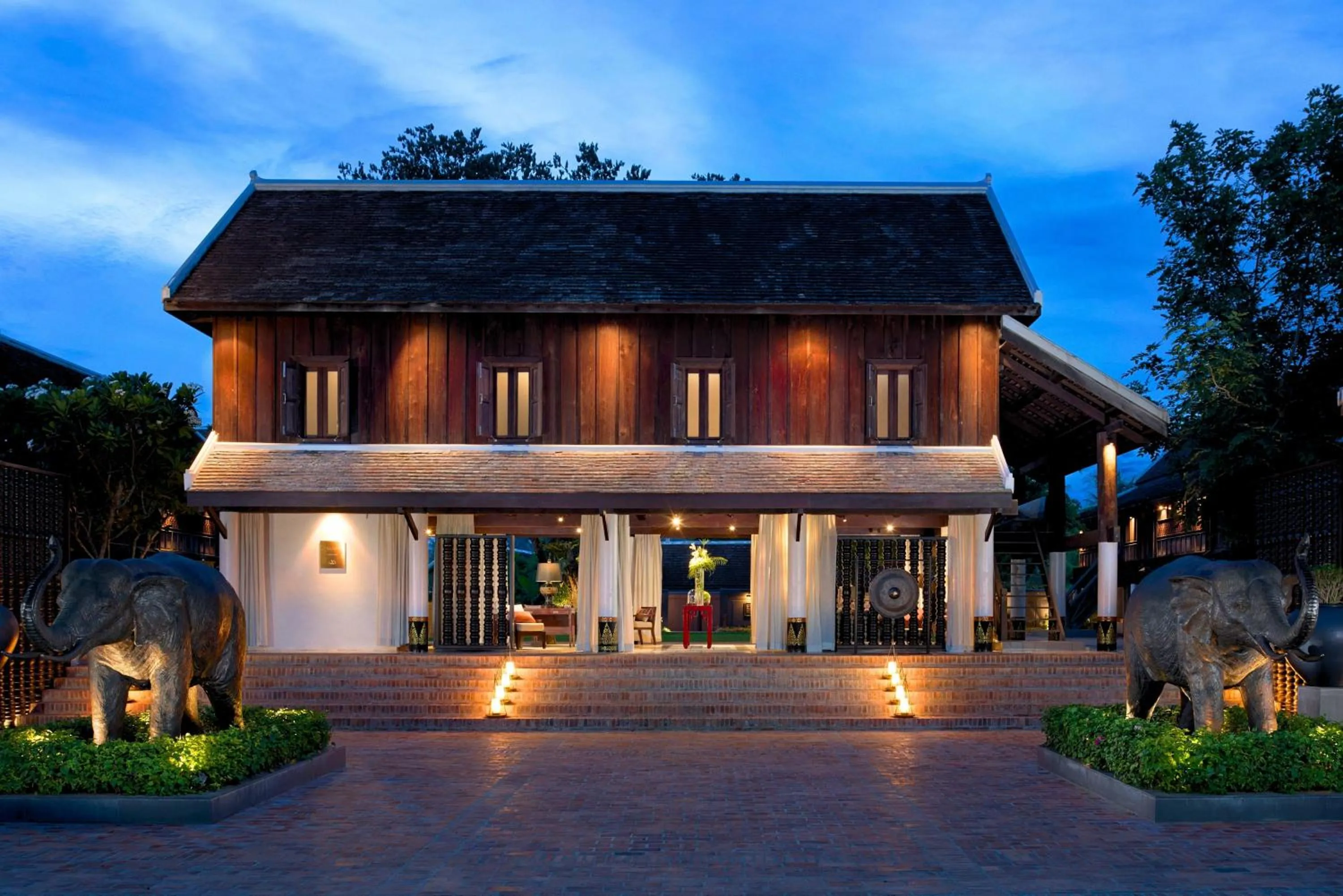 Facade/entrance in Sofitel Luang Prabang