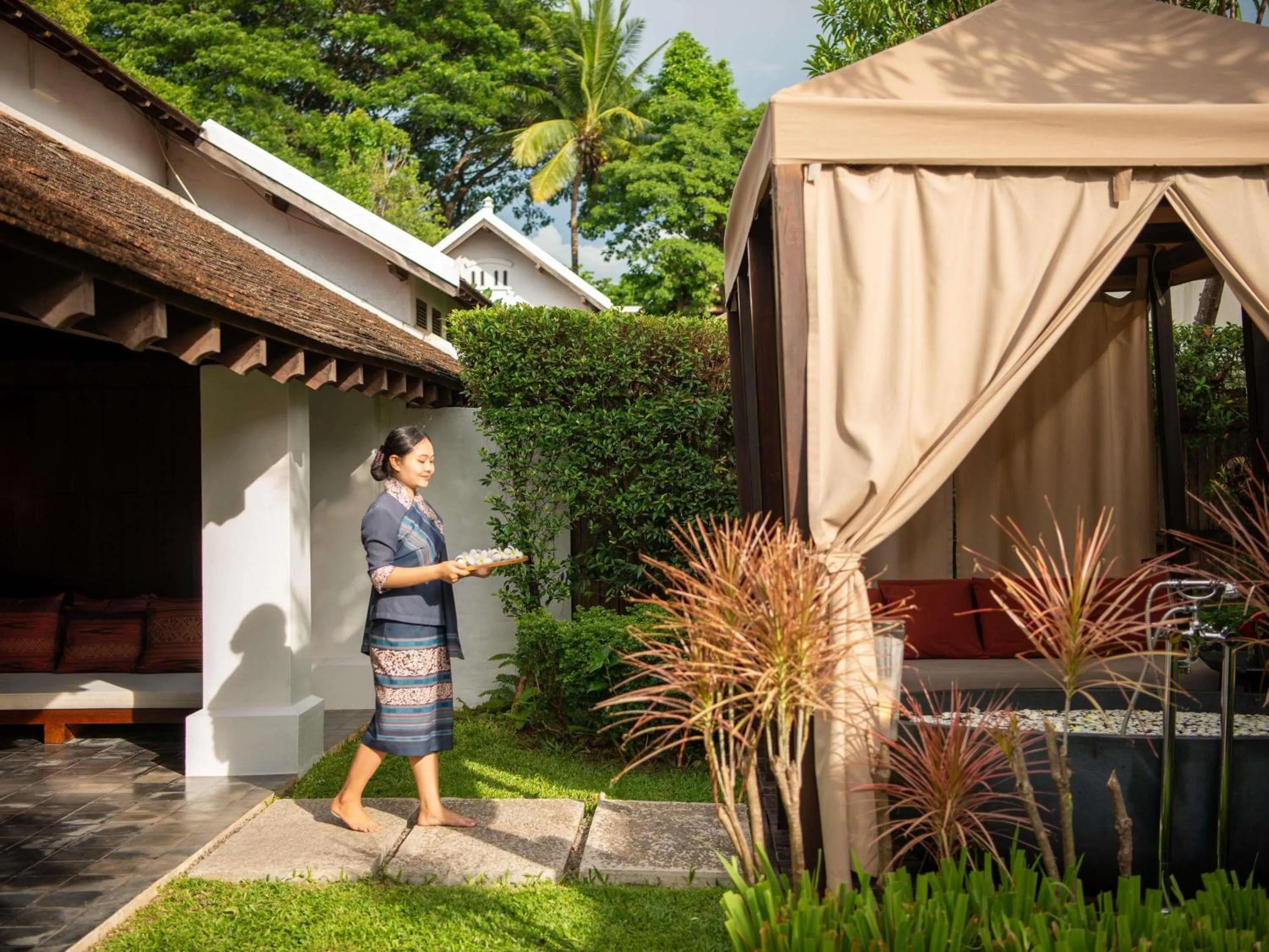 Bedroom in Sofitel Luang Prabang
