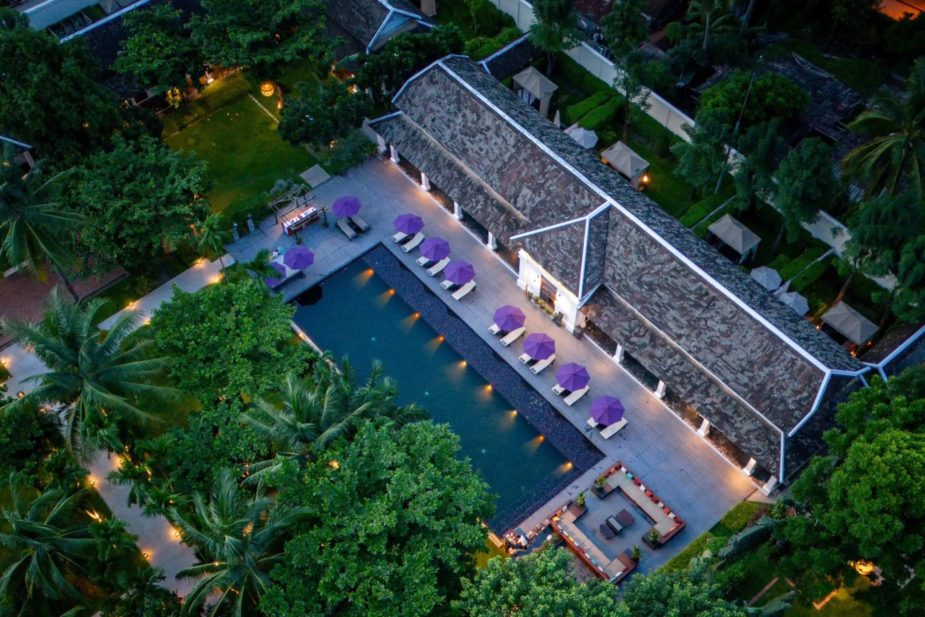 Swimming pool in Sofitel Luang Prabang