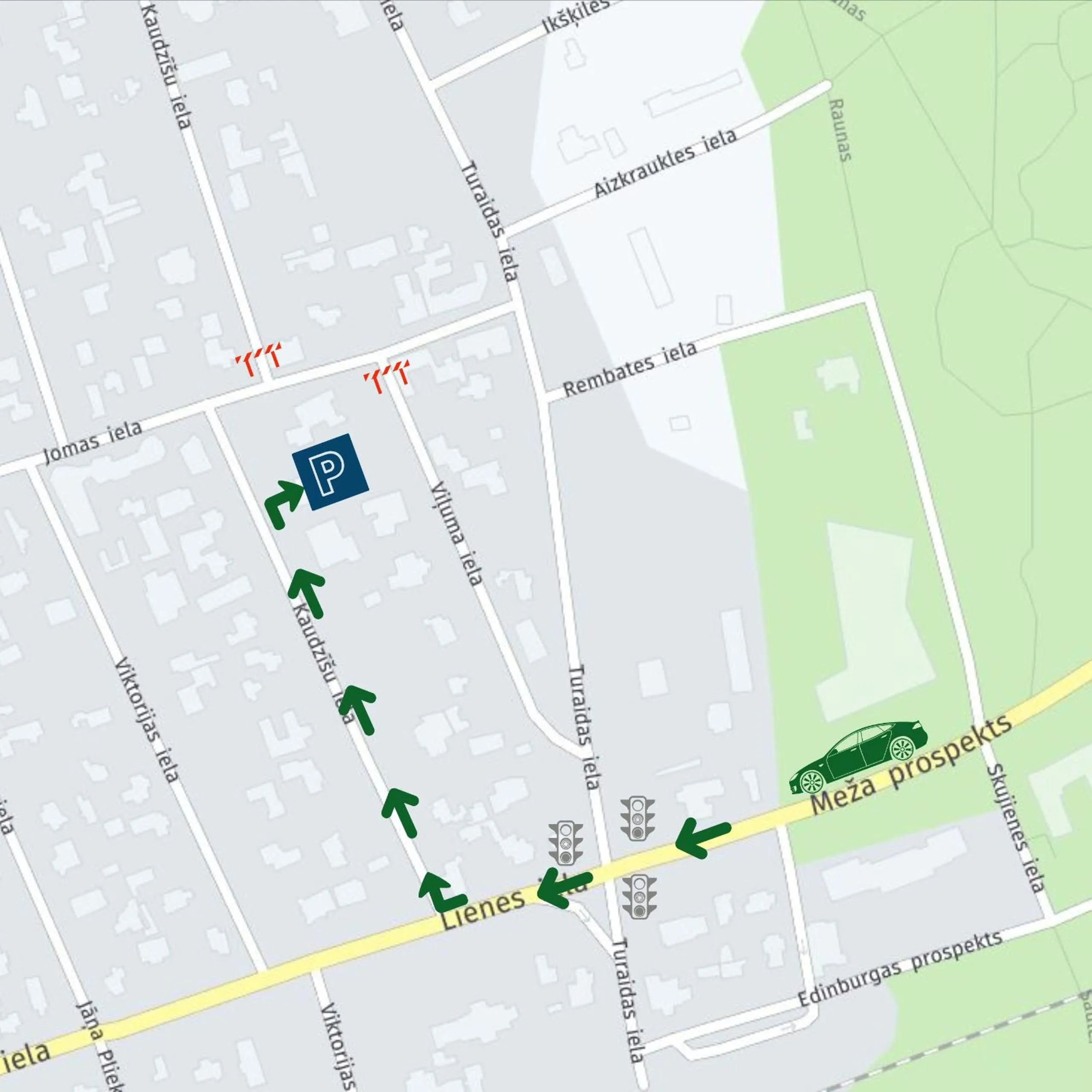 Location in Villa Joma