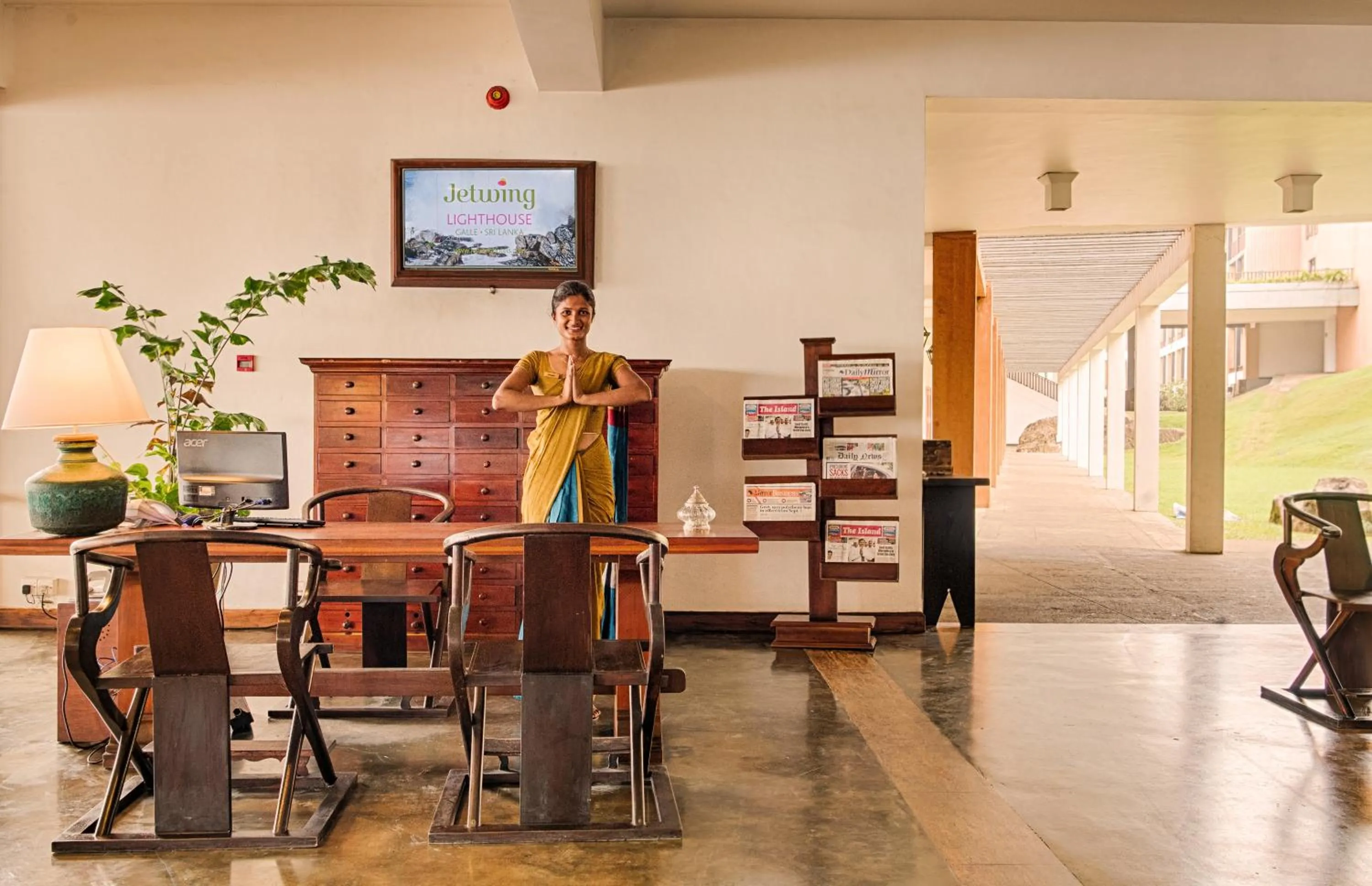 Lobby or reception in Jetwing Lighthouse, A Luxury Reserve