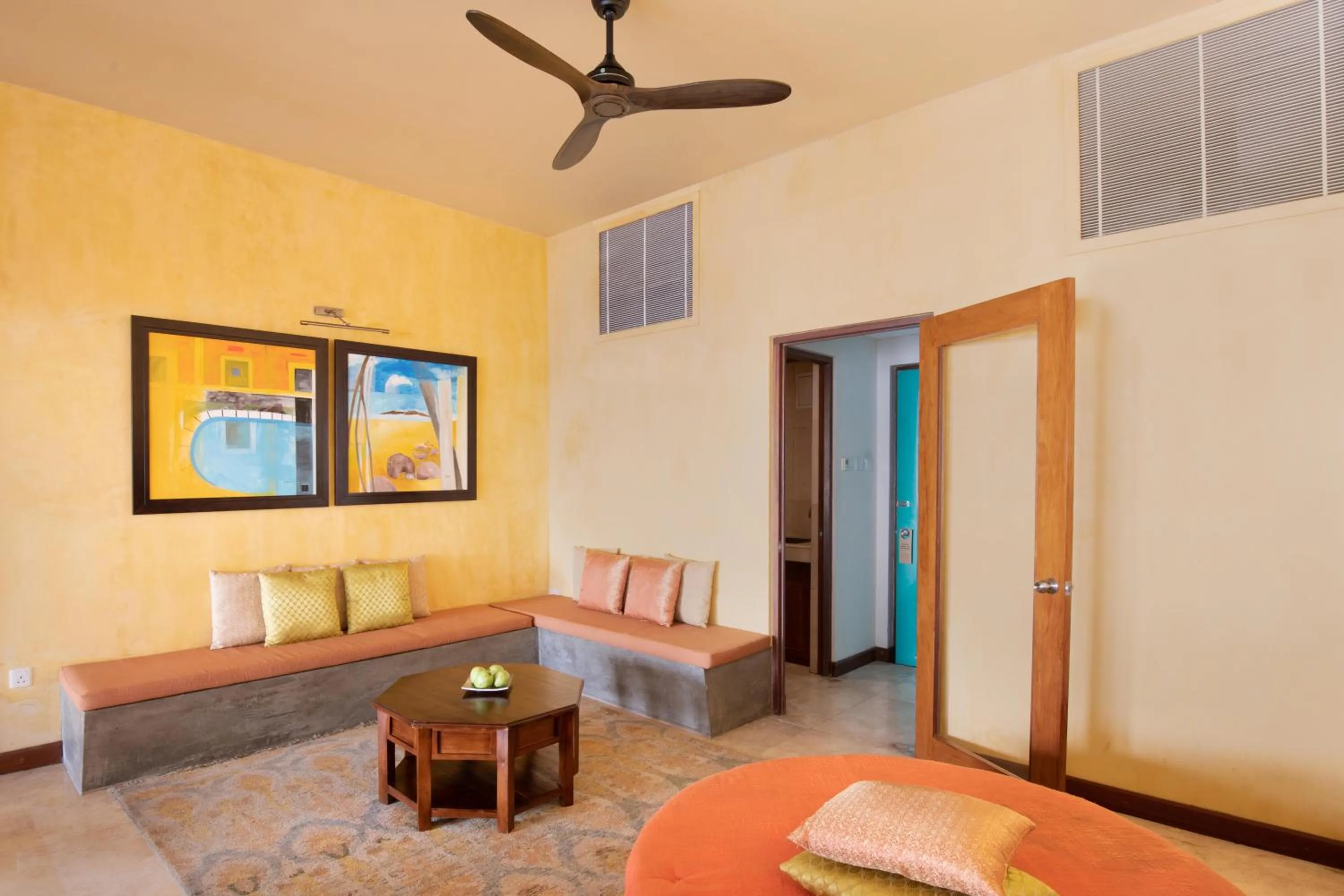 Living room, Bed in Jetwing Lighthouse, A Luxury Reserve